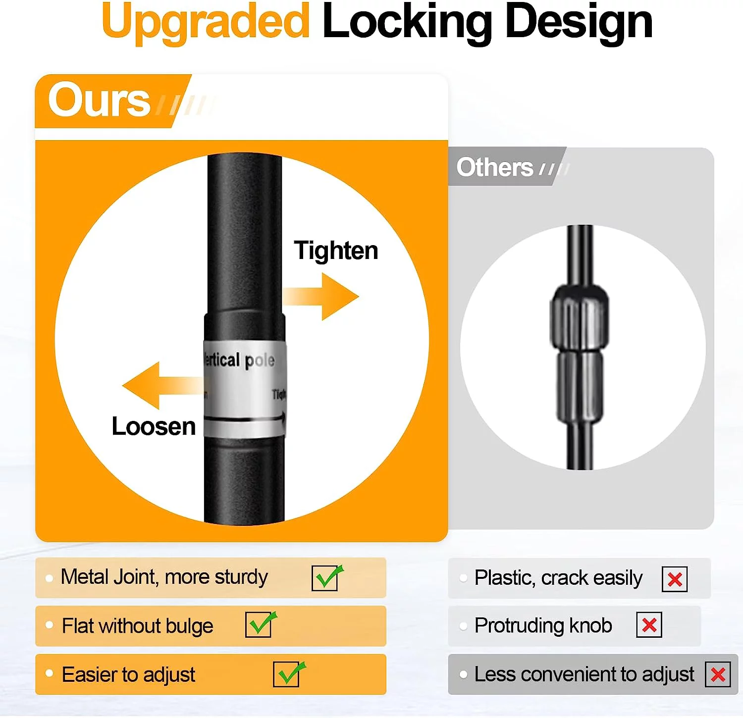 Emart Backdrop Banner Stand 10x8ft, Heavy Duty Backdrop Stand Kit Adjustable Step and Repeat for Photography, Photo Booth