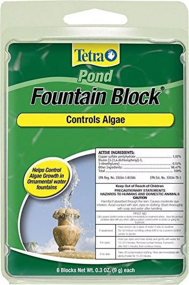 TetraPond Anti-Algae Blocks for Fountains, 6-Count