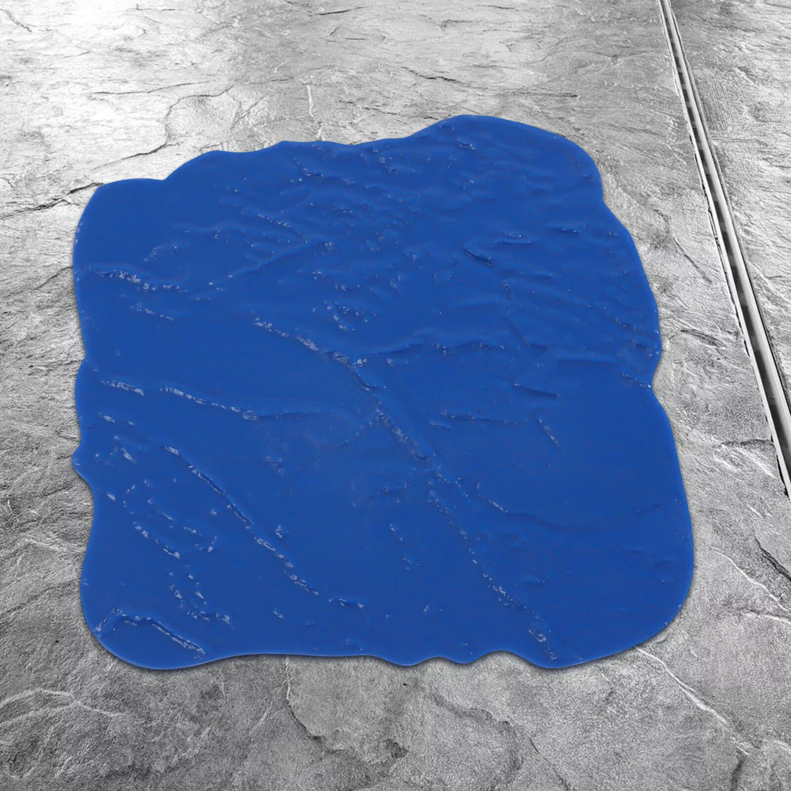 Fit for Concrete Cement 12*12inch Slate Seamless Texture Stamp Mat Stamping Tool