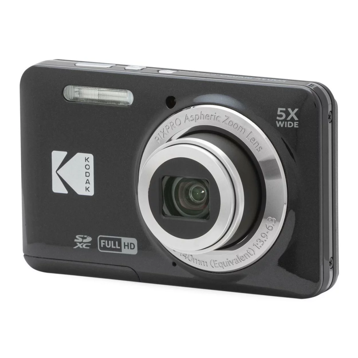 Kodak PIXPRO Friendly Zoom FZ55 Digital Camera (Black) with 32GB Memory Card