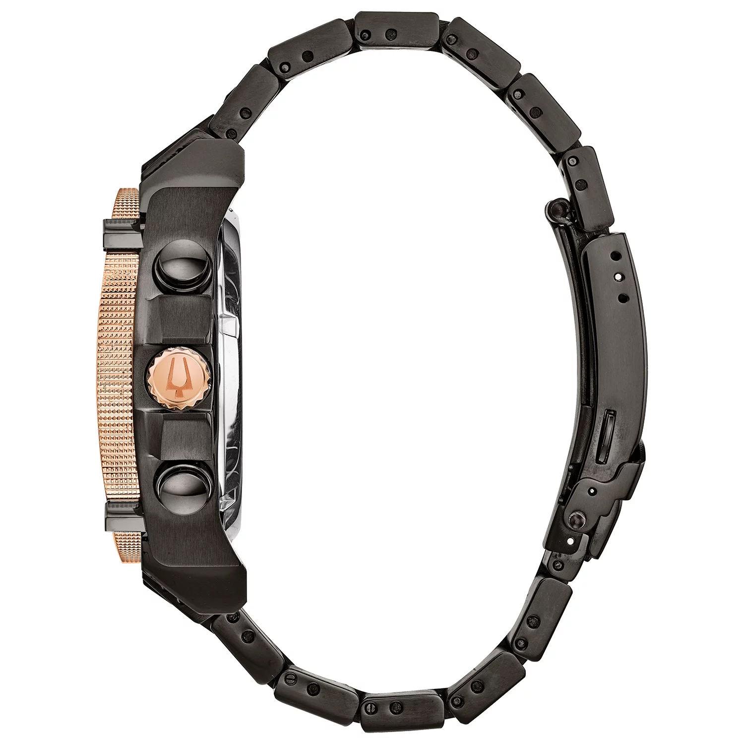 Bulova Precisionist Diamond Black Dial Men's Watch 98D149