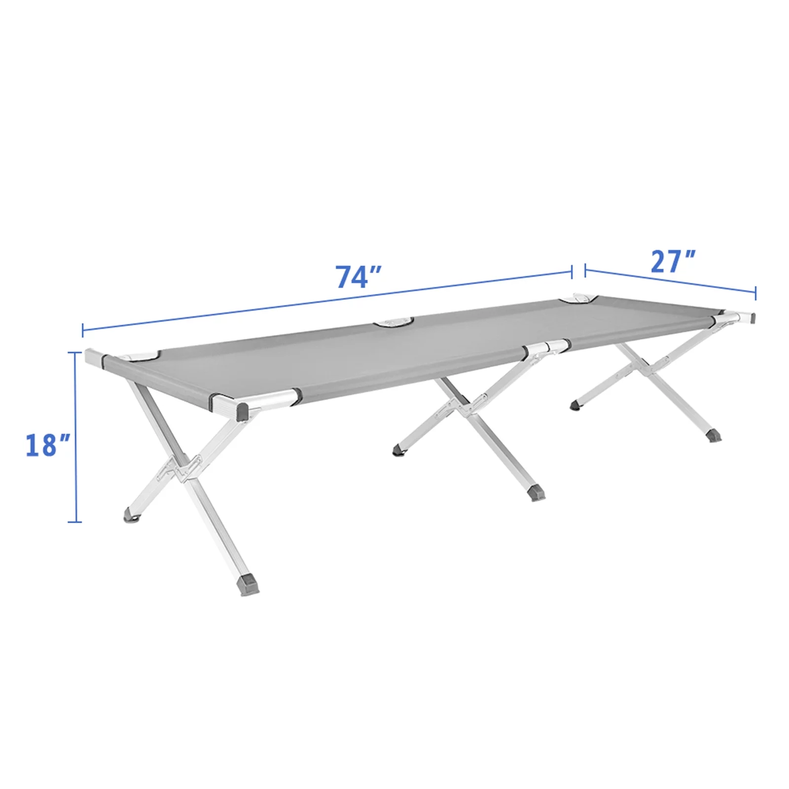RHB-03A Portable Folding Camping Cot with Carrying Bag Army Green
