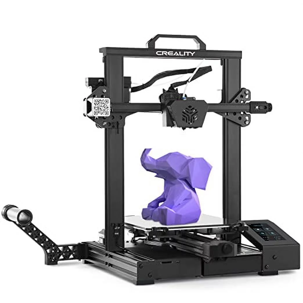 Creality 3D CR-6 SE 3D Printer Upgraded High Precision 3D Printer DIY Kit Printing Size 235*235*250mm with 4.3in HD Color Touchscreen Silent Motherboard 8G SD Card PLA Fialment Support Auto Leveling