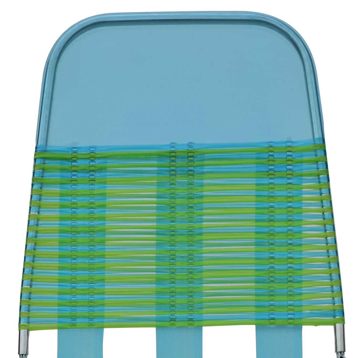 Mainstays Folding Beach Jelly Lounge, Blue & Lime Green