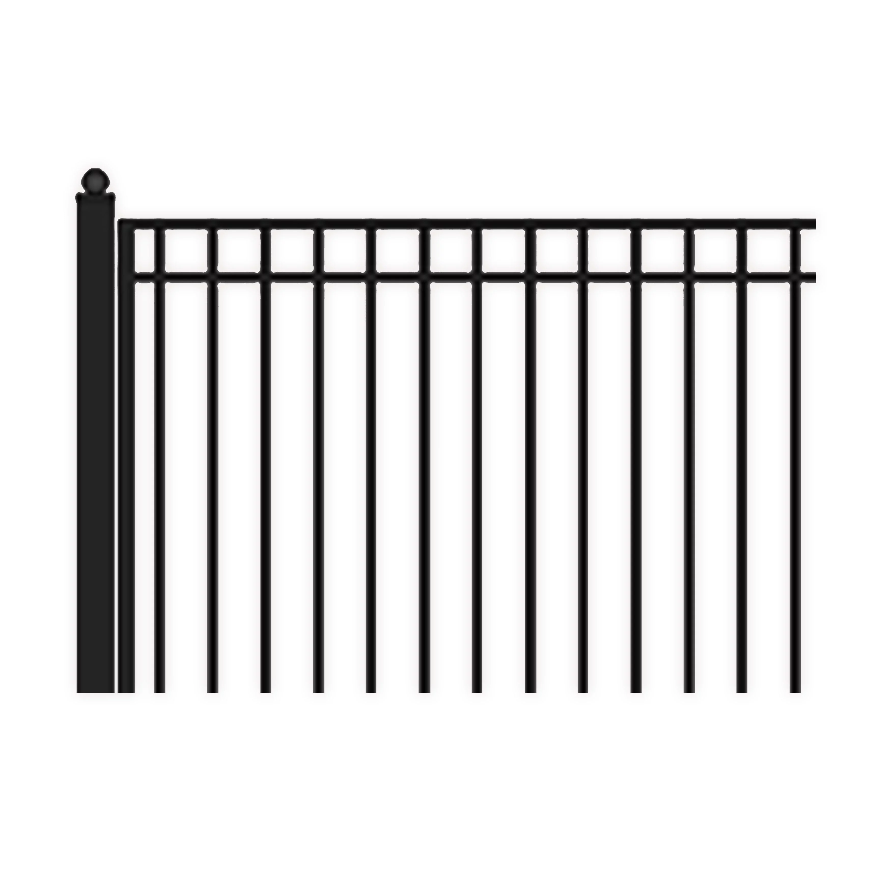 ALEKO Steel Single Swing Driveway Gate - MADRID Style - 14 x 6 ft