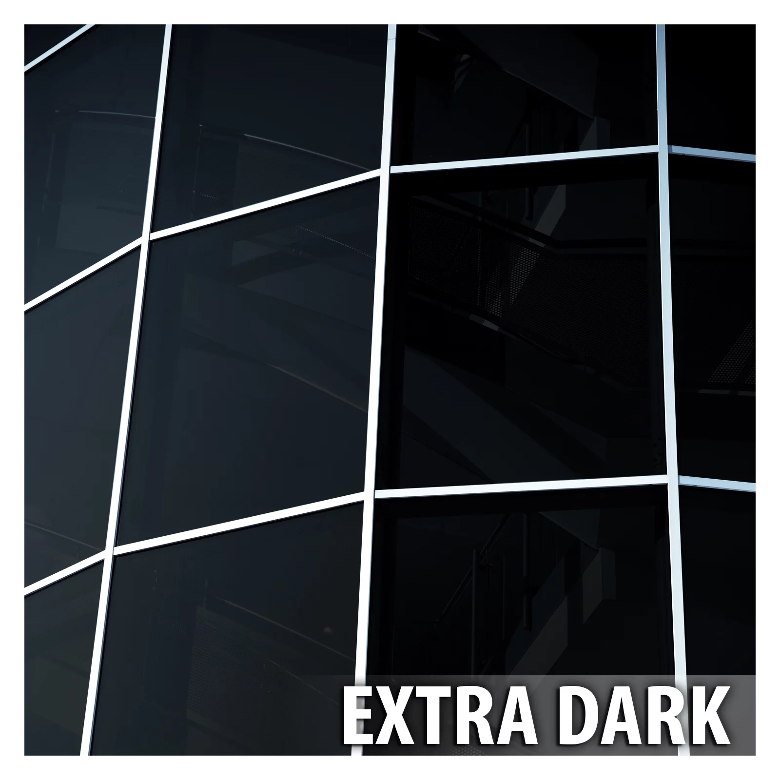 BDF NA05 Daytime Privacy and Sun Control Black (Very Dark) Window Film 60in X 24ft