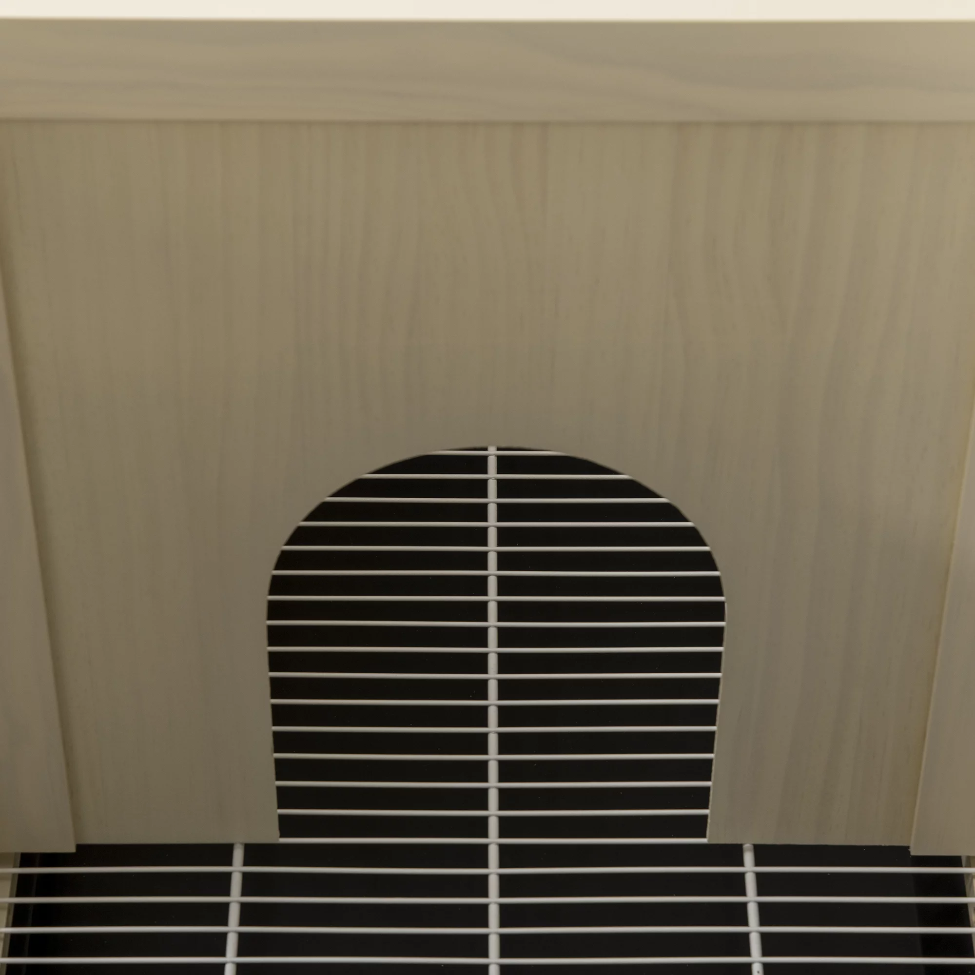 PawHut Small Rabbit Hutch Indoor Bunny Cage on Wheels, Rabbit Habitat