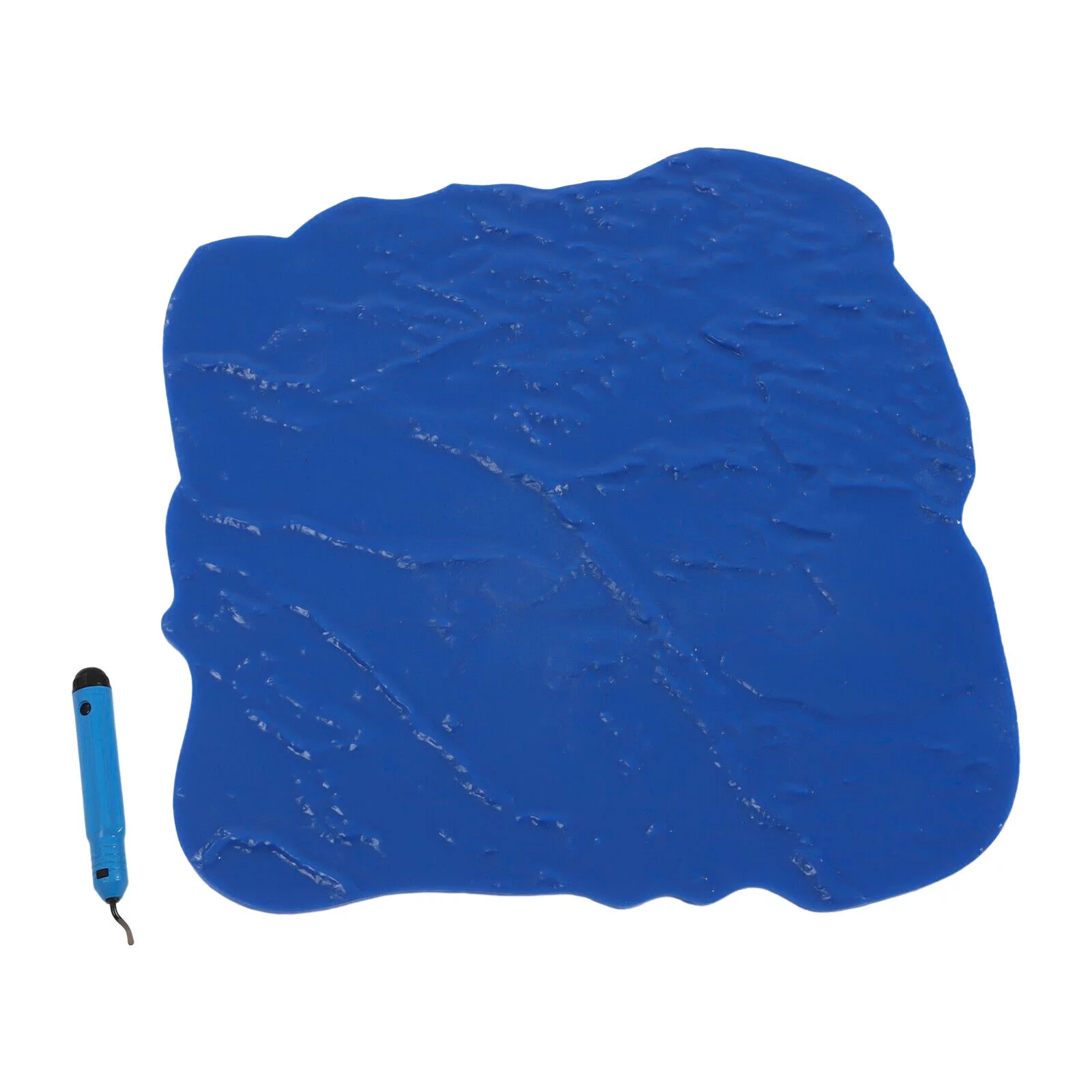Fit for Concrete Cement 12*12inch Slate Seamless Texture Stamp Mat Stamping Tool