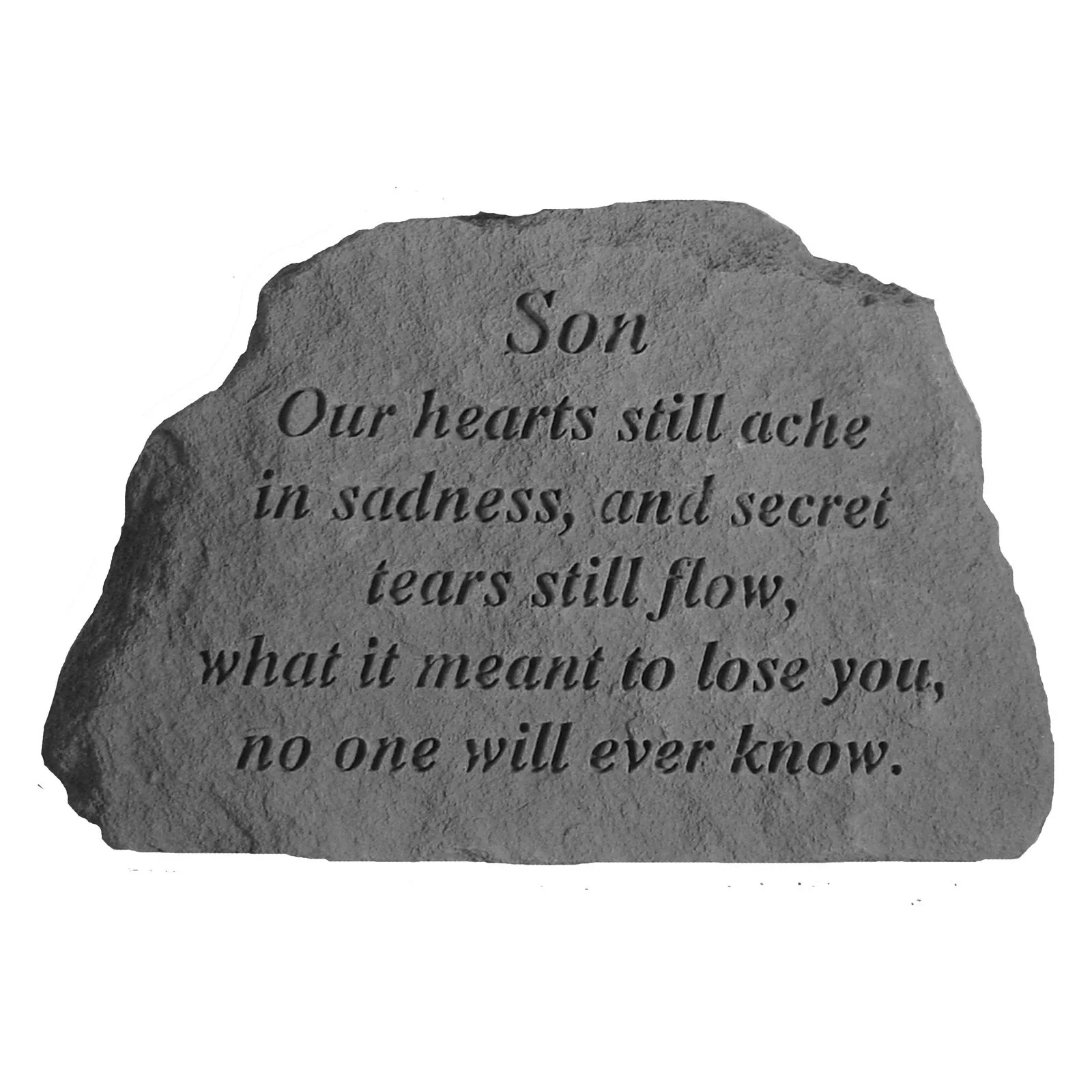 Son Our Hearts Still Ache Memorial Stone