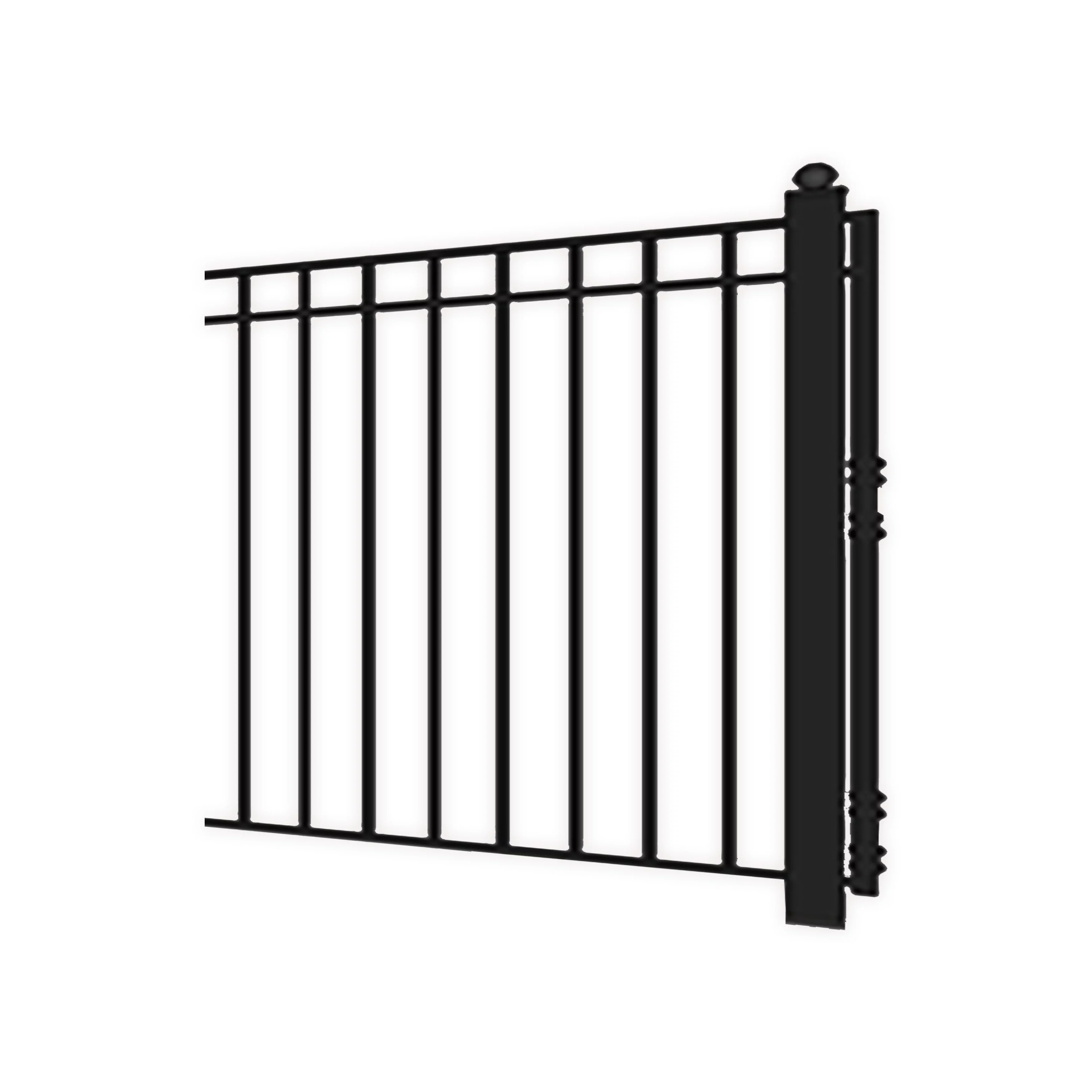 ALEKO Steel Single Swing Driveway Gate - MADRID Style - 12 x 6 ft