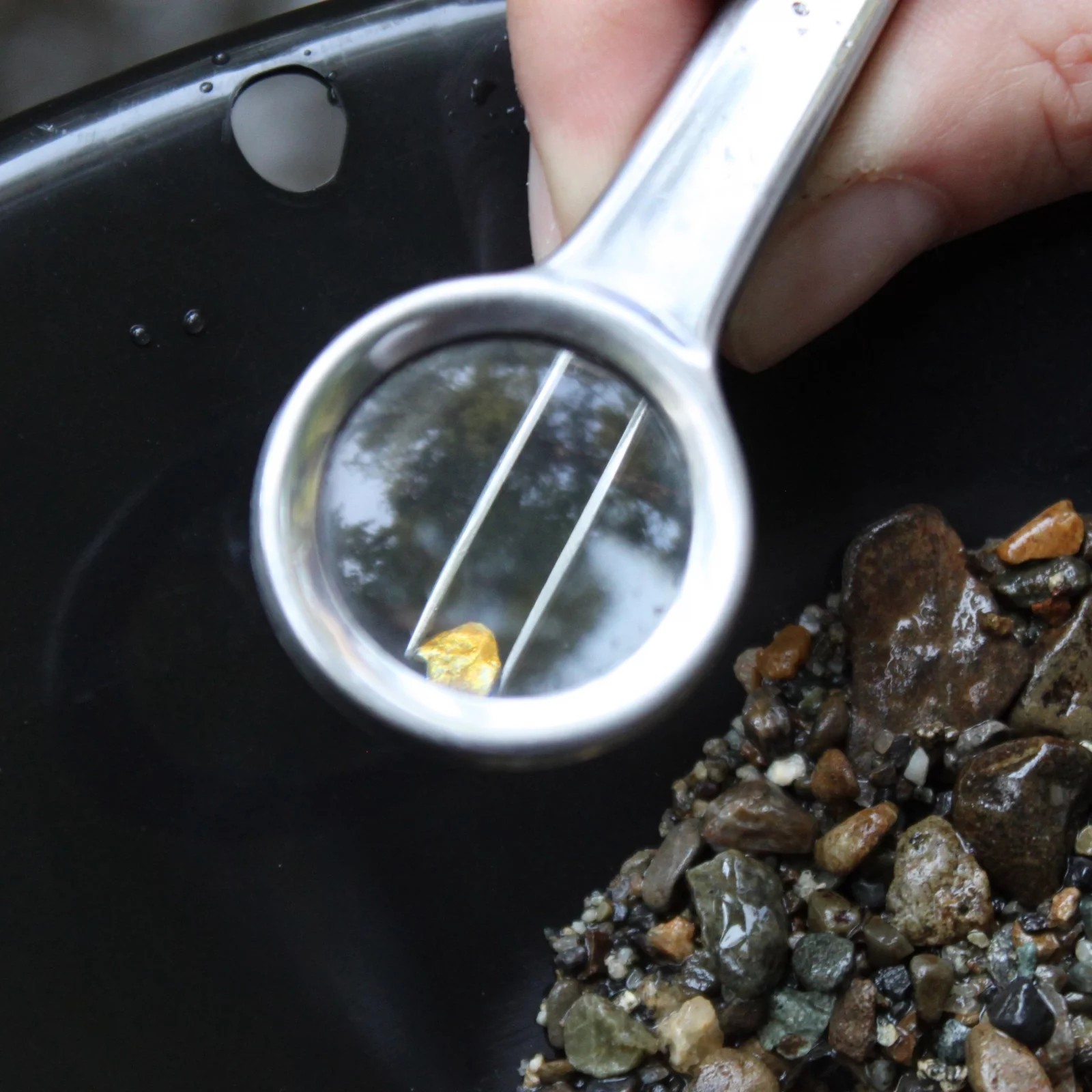 ASR Outdoor Deluxe Aluminum Folding Sluice Box and Backpack for Gold Prospecting