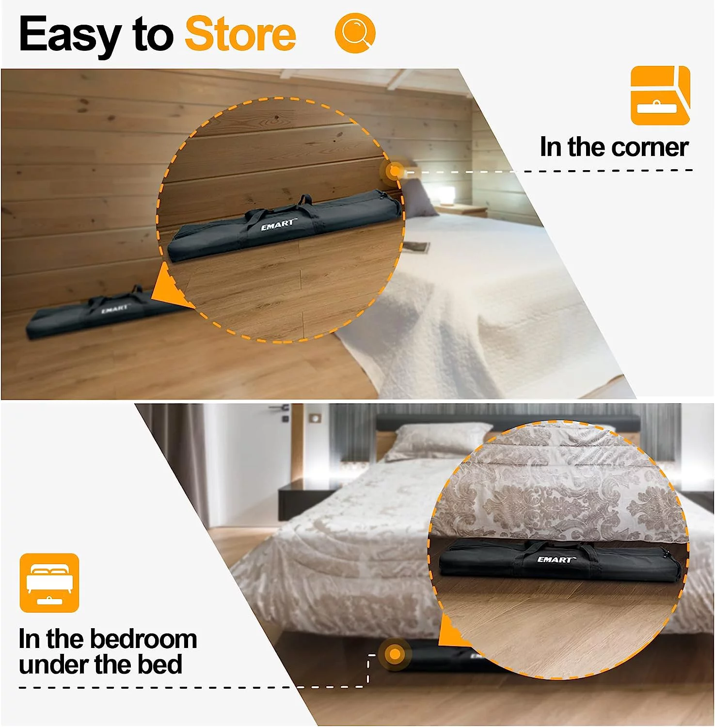 Emart Backdrop Banner Stand 10x8ft, Heavy Duty Backdrop Stand Kit Adjustable Step and Repeat for Photography, Photo Booth