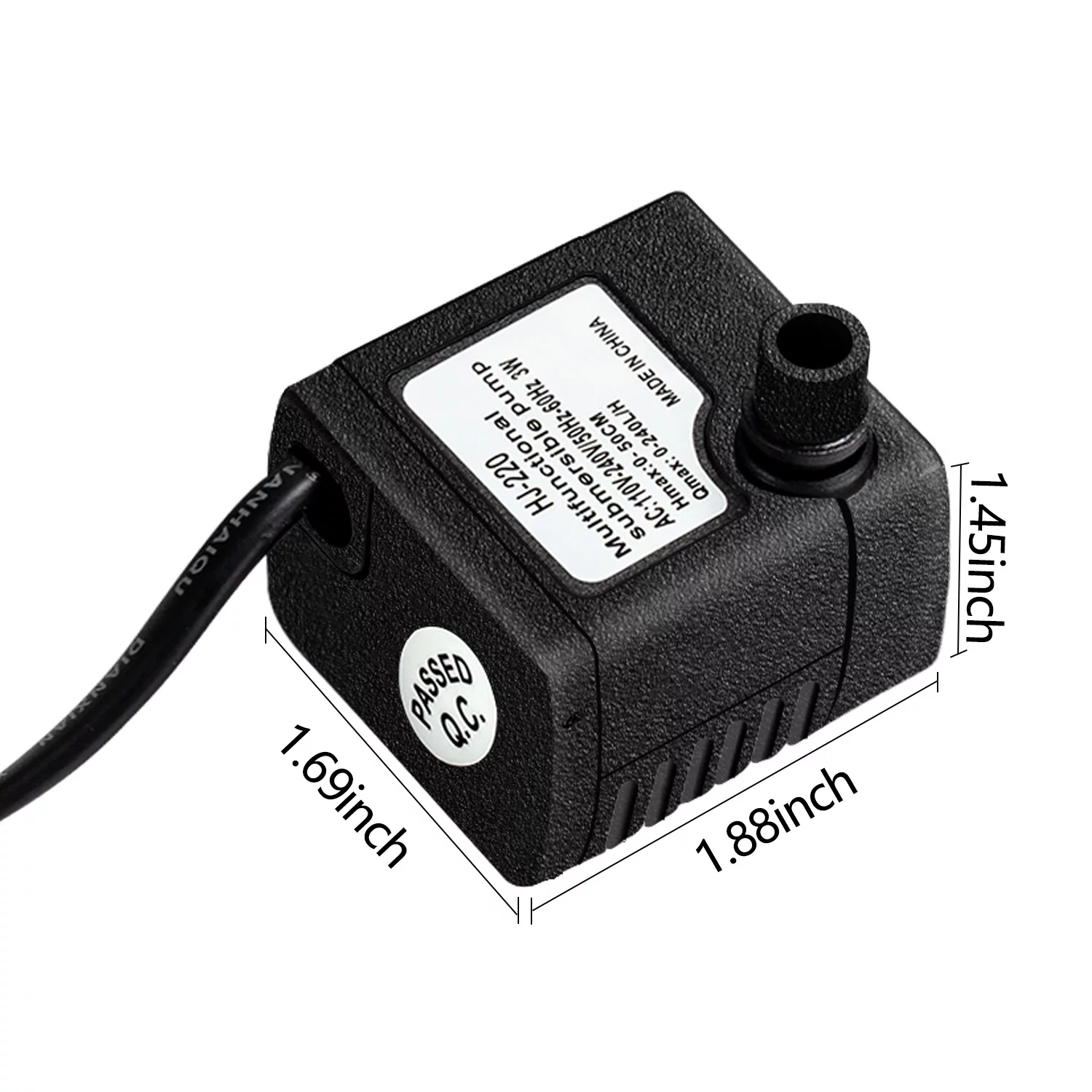 DOTSOG Submersible Water Pump For Pond, Aquarium, Fish Tank Fountain Water Pump 110V,3W
