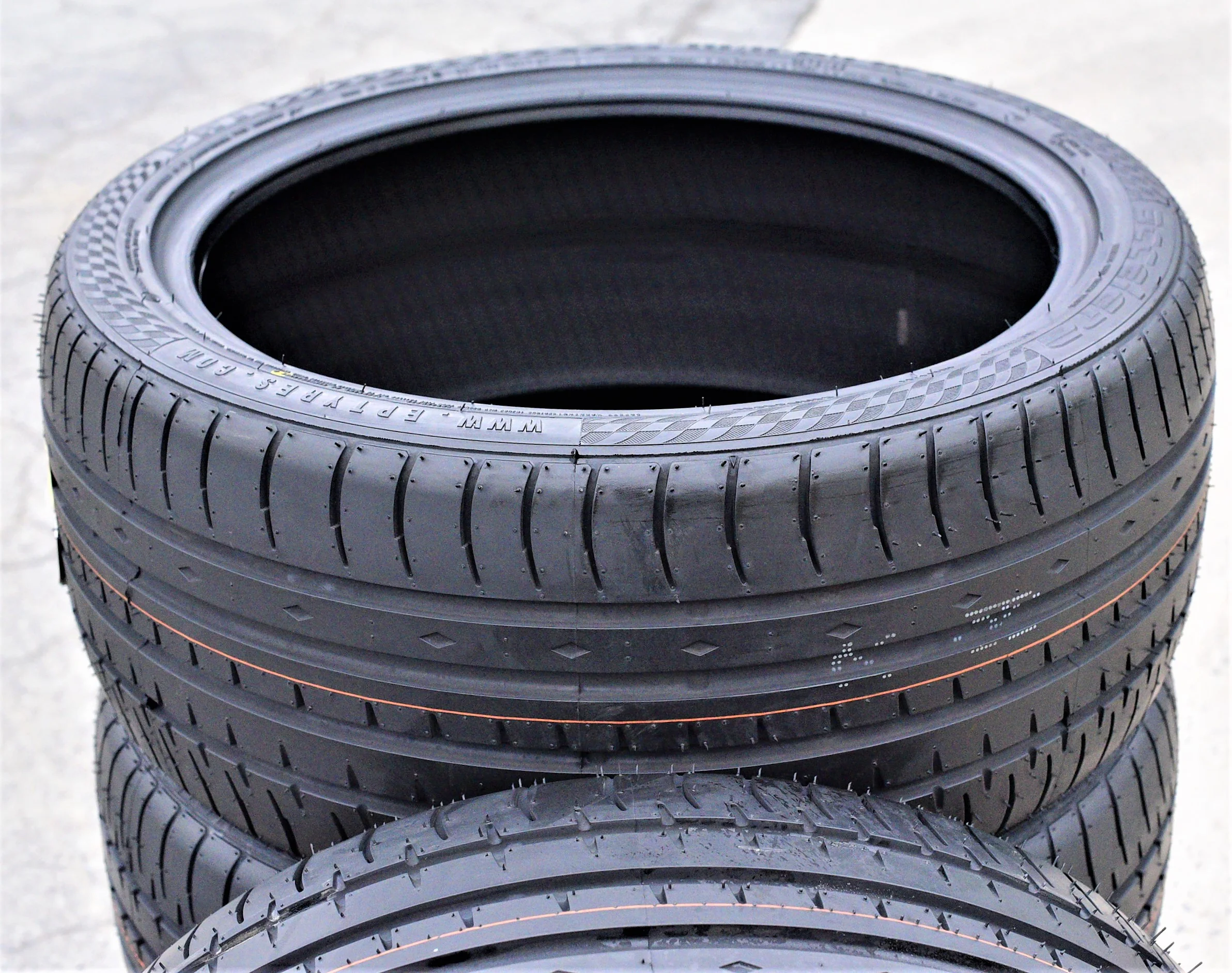 Set of 4 (FOUR) Accelera Phi 255/40ZR20 255/40R20 101Y XL AS A/S High Performance Tires Fits: 2021-23 Tesla Y Long Range, 2022-23 Volkswagen Tiguan Highline R-Line