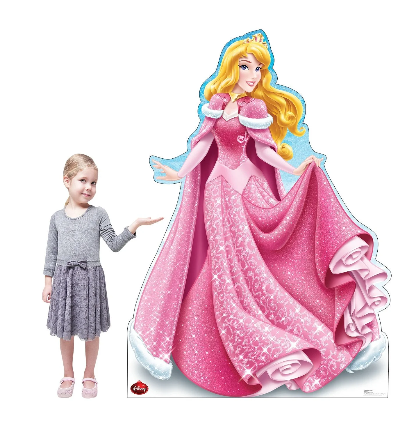 Advanced Graphics Holiday Aurora Life Size Cardboard Cutout Standup - Disney Holiday Collection