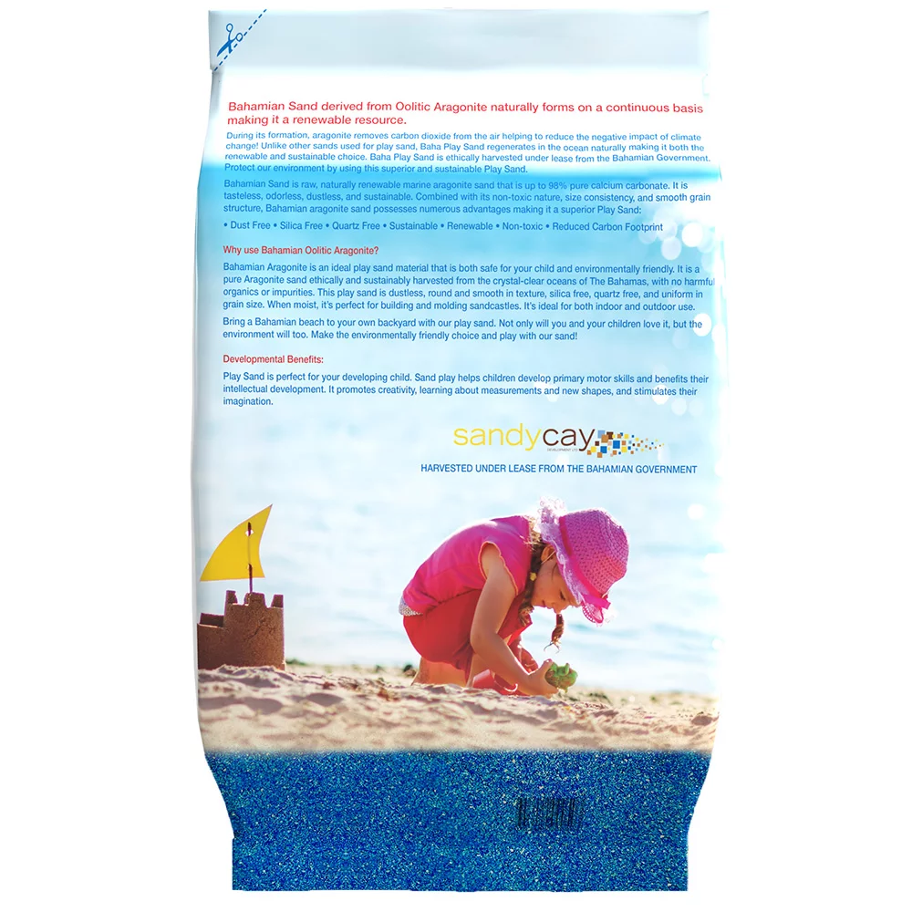 Baha Play Sand - 20 lbs. Aqua Blue