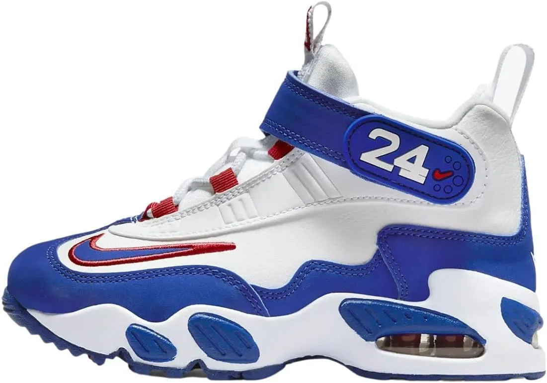 Little Kid's Nike Air Griffey Max 1 White/Old Royal-Gym Red (DX3725 100) - 3