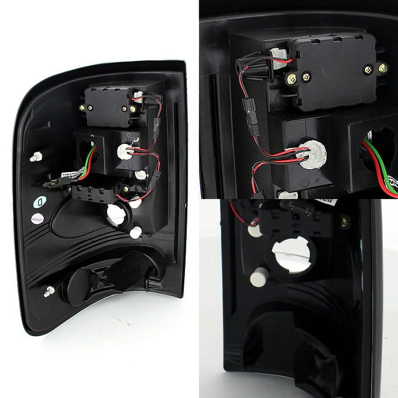 AKKON - For [LED Set] Black Smoked Tail Light + Smoked 3rd Brake High Mount Cargo Lamp For 04-08 Ford F150 F-150