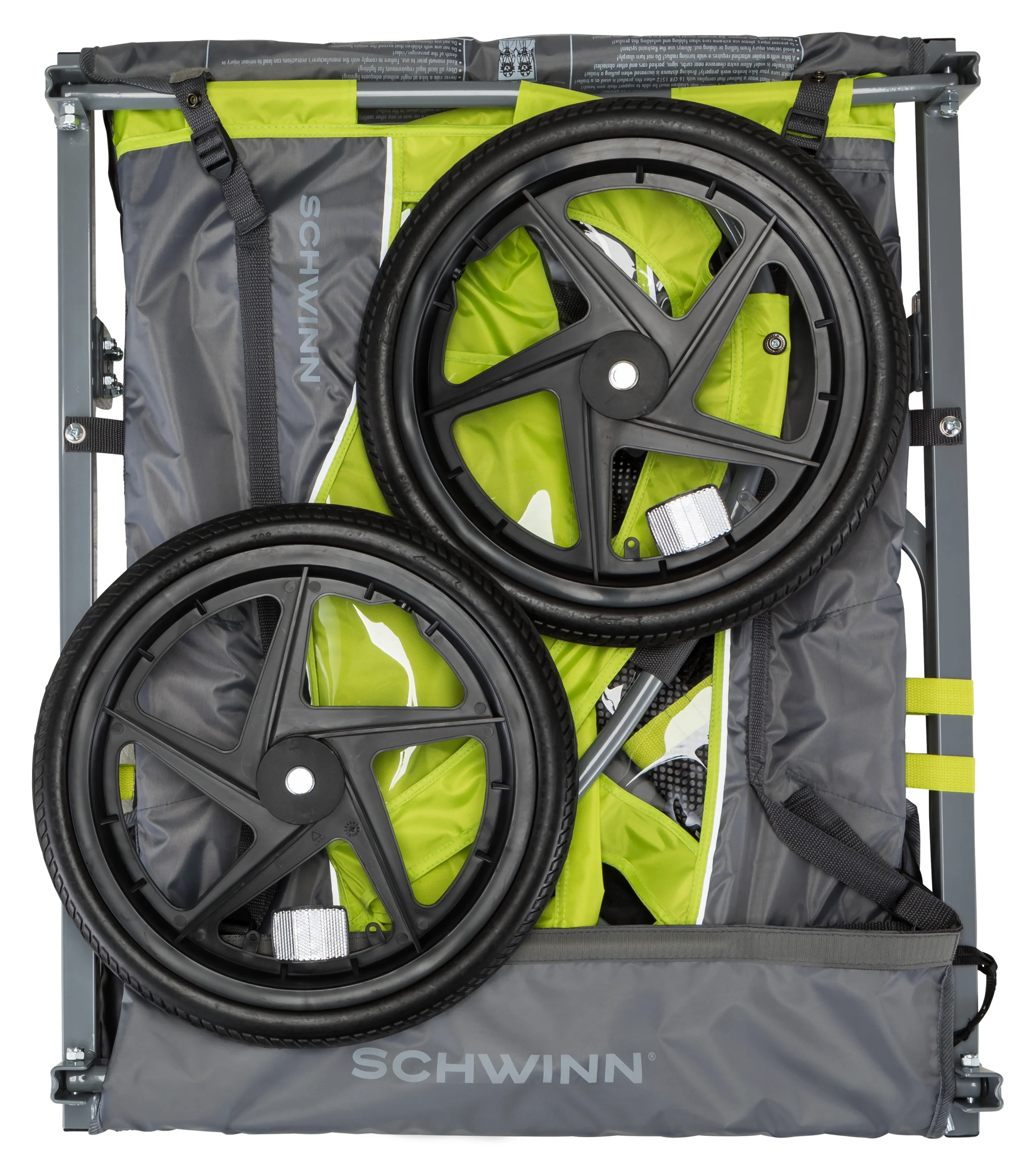 Schwinn Gemini Toddler Unisex Trailer, Lime