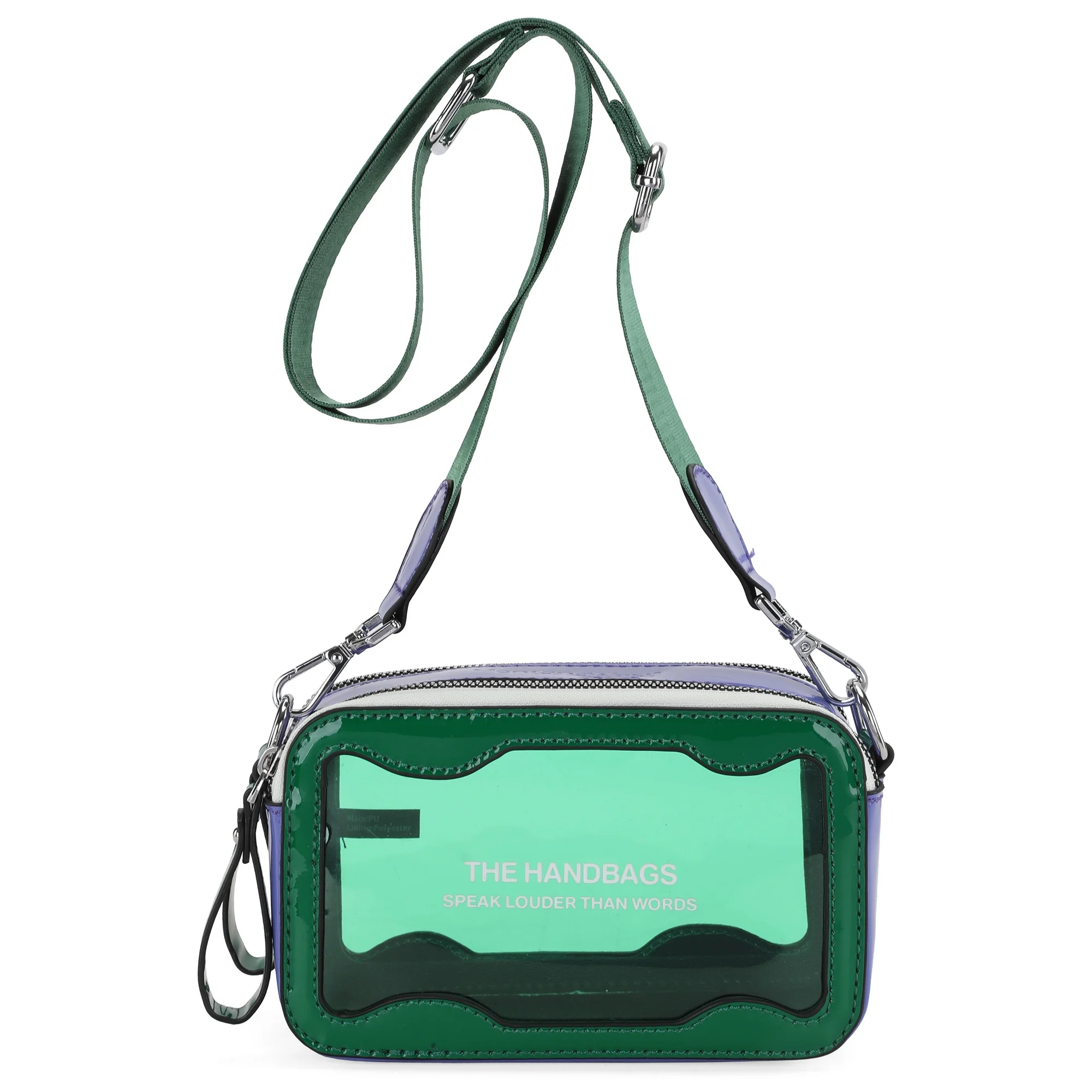 Montana West Clear Crossbody Bag Clear Stadium Bags for Women Shoulder Transparent Purse Cell Phone Bag