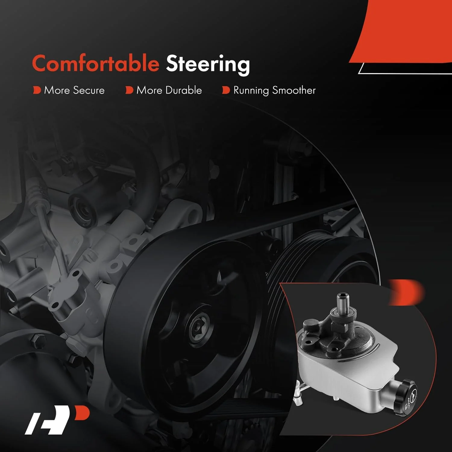 A-Premium Power Steering Pump with Reservoir Compatible with Chevrolet Silverado 1500 Sierra 1500 1999-2013 Suburban 1500 Tahoe Yukon Cadillac Escalade ESV EXT 2007-2014