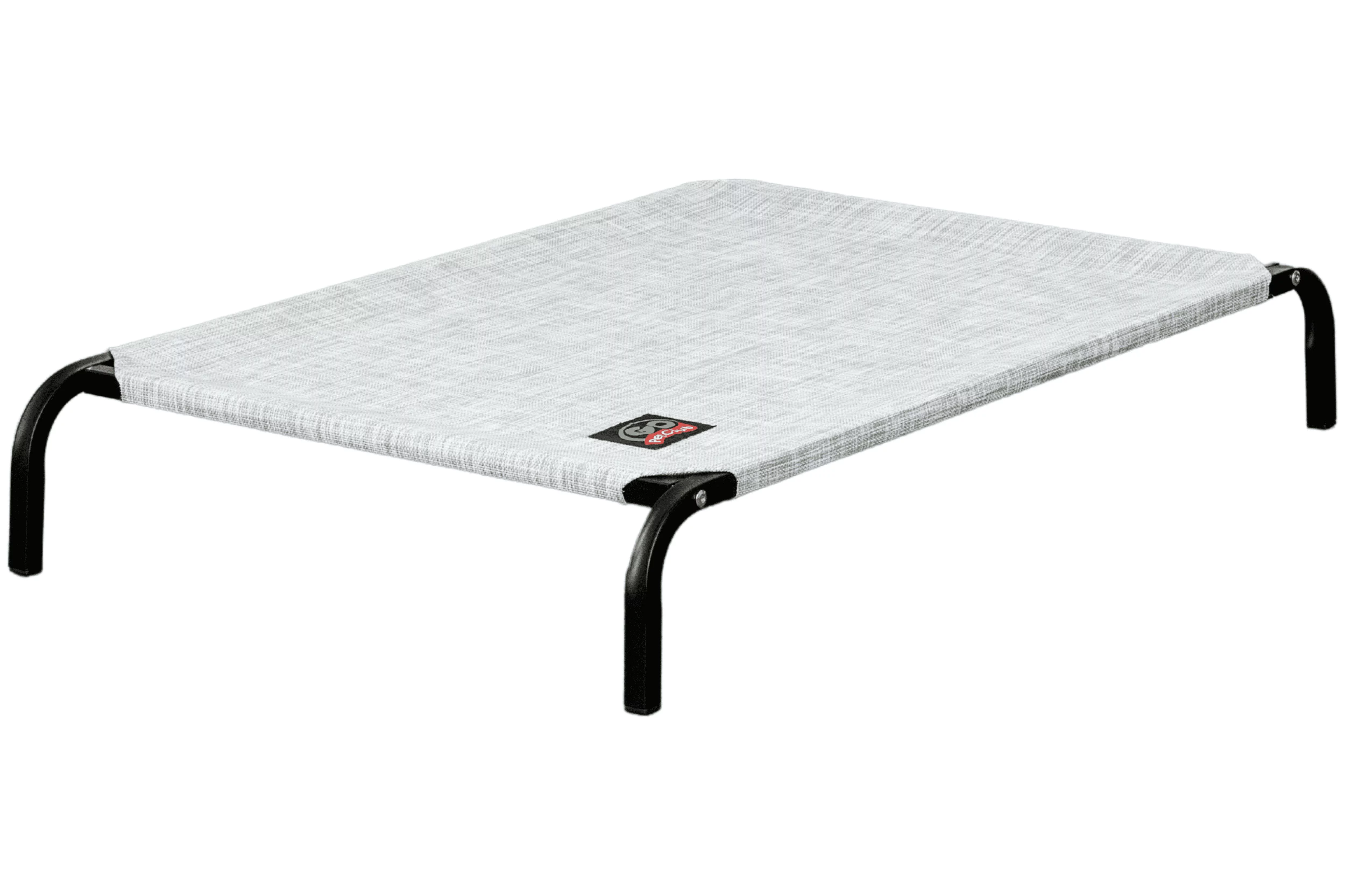 Go Pet Club Elevated Cooling Pet Cot Bed, Light Gray Heather