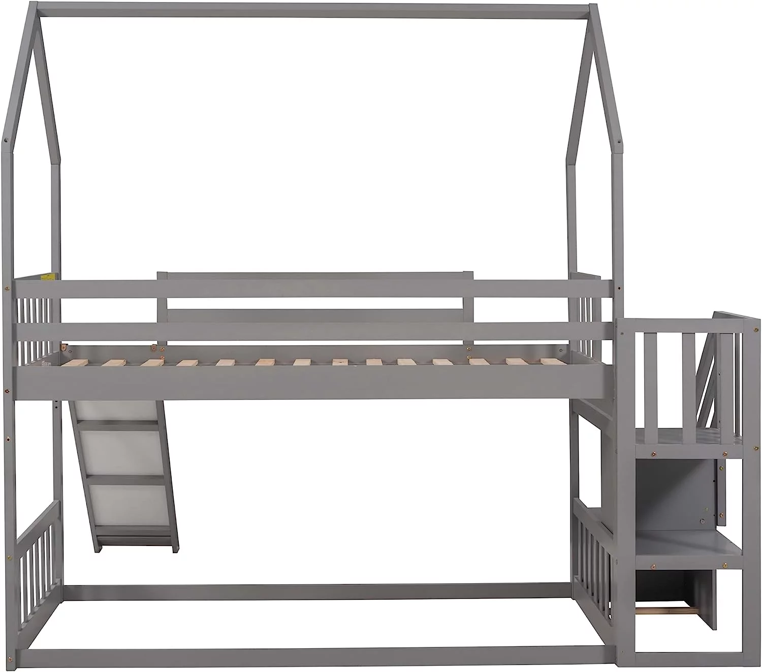 Artimorany Twin-XL Bed-Frame 18 Inch  Heavy Duty Metal-Platform  2500lbs Steel Slats Support  No Box Spring Needed  Noise Free  Black