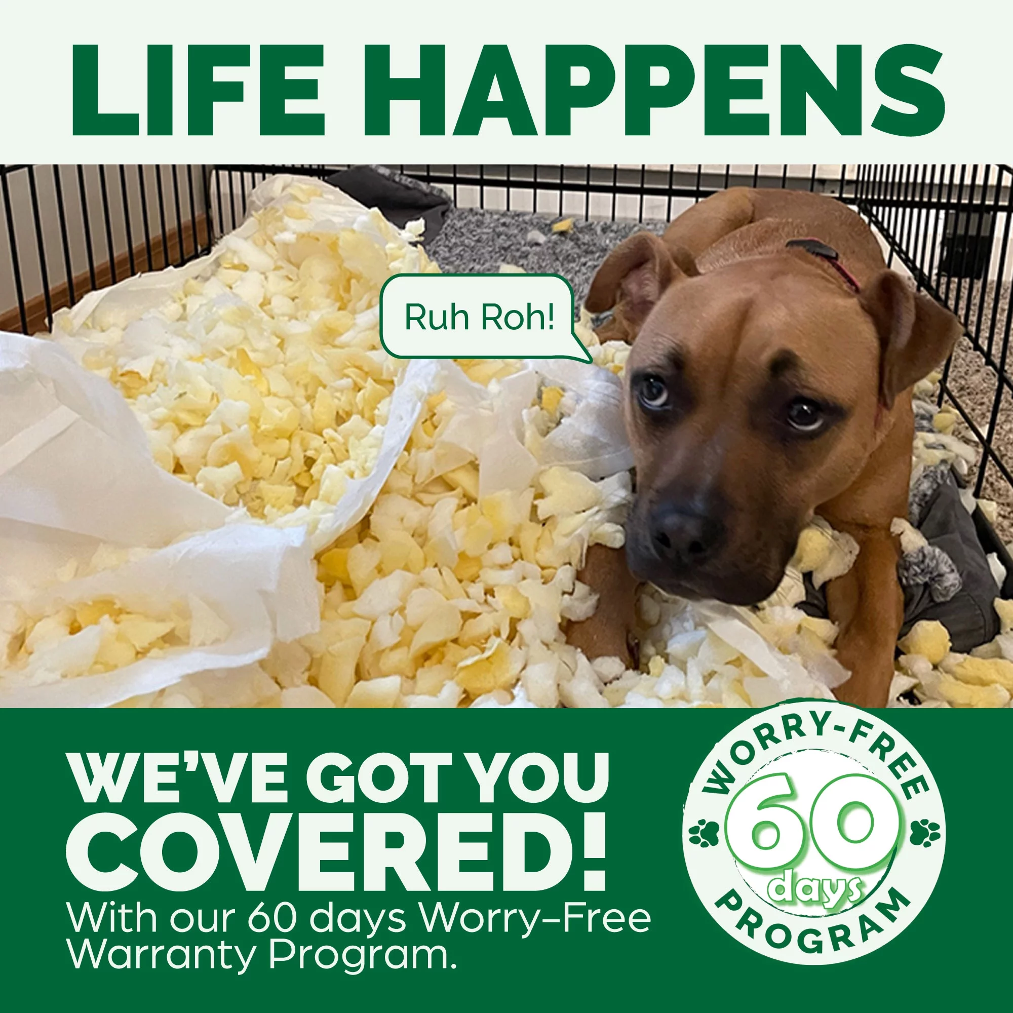 FurHaven Pet Products Ultra Plush Memory Top Deluxe Mattress Pet Bed for Dogs & Cats - Chocolate, Jumbo Plus