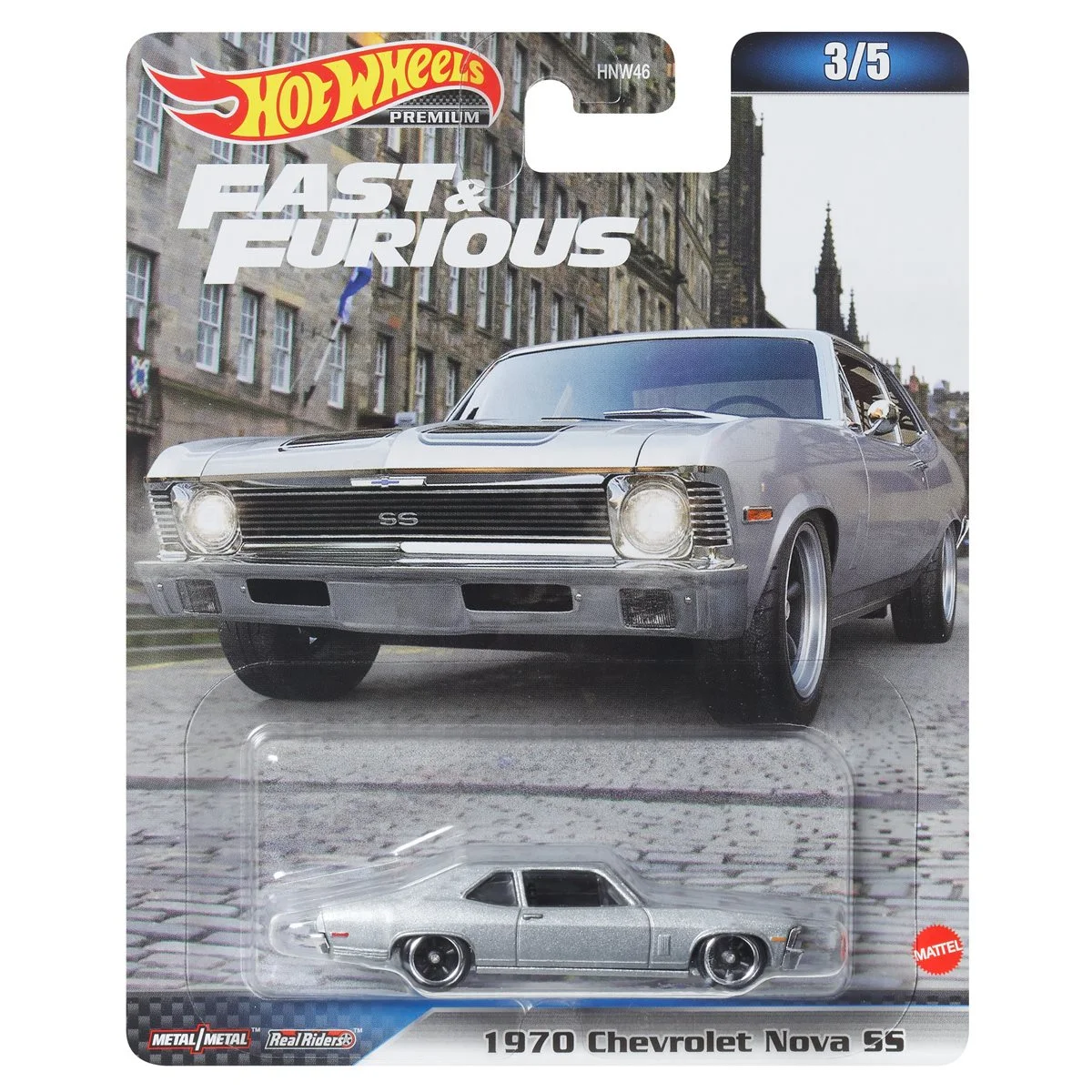 Hot Wheels 2023 Premium Fast & Furious D Case, Set of 5 Cars, HNW46-956D