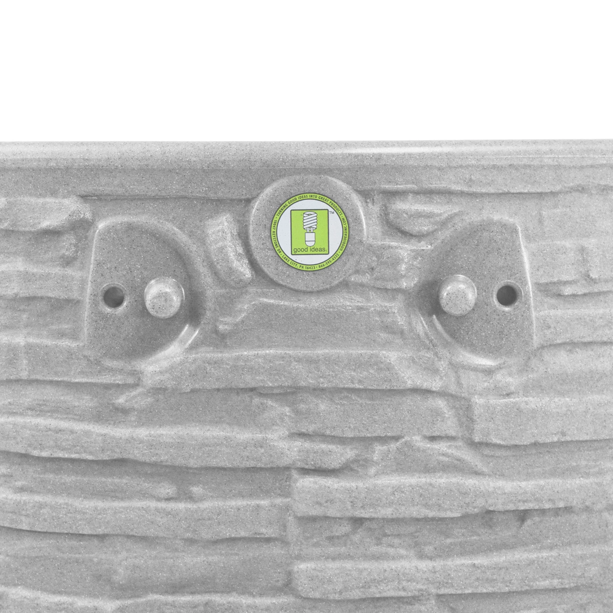 Good Ideas Impressions Riverwalk 50 Gal Rain Saver, Light Granite (2 Pack)