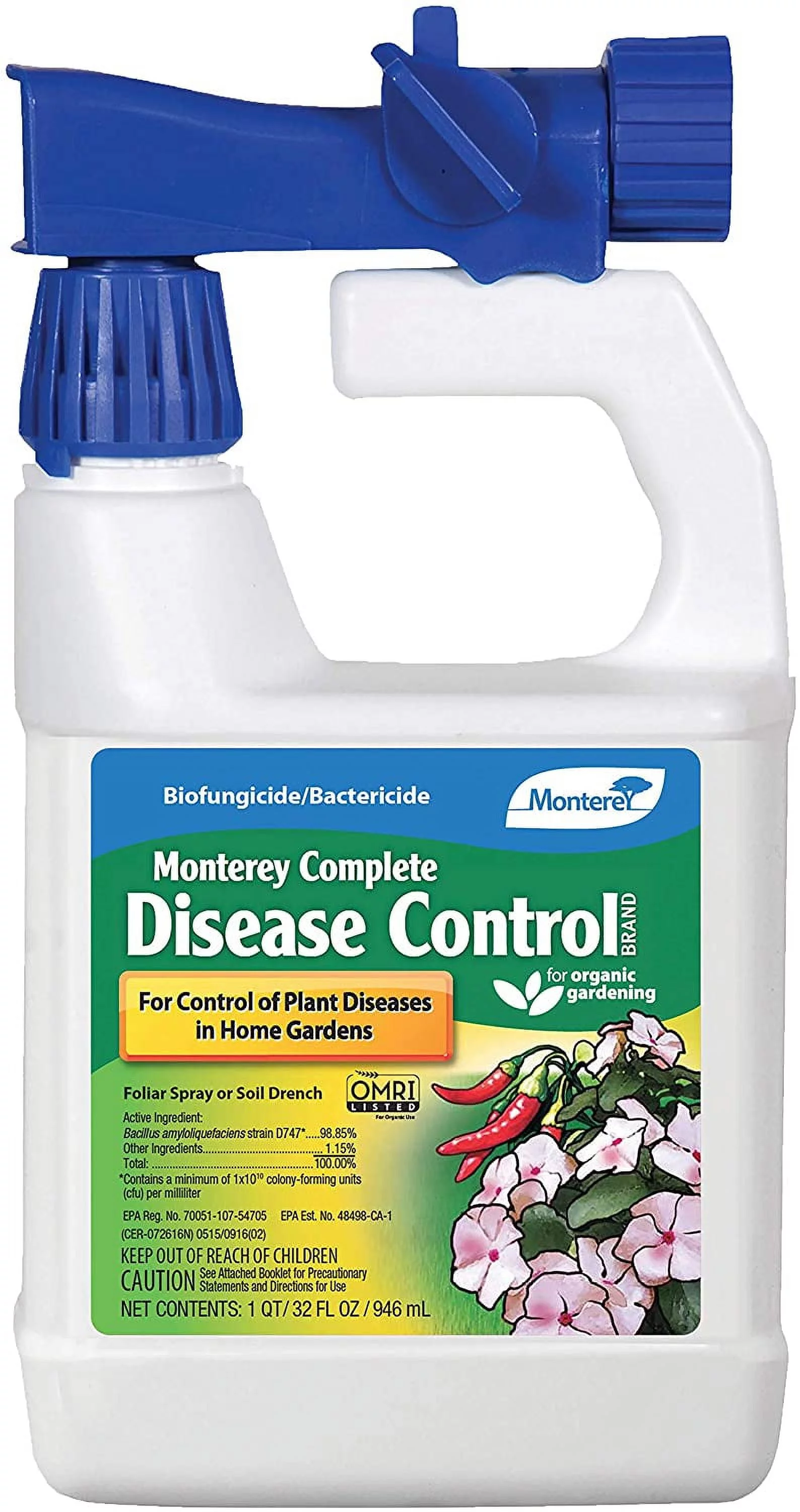 Monterey LG 3176 Complete Plant Disease Control, 32 oz, Clear