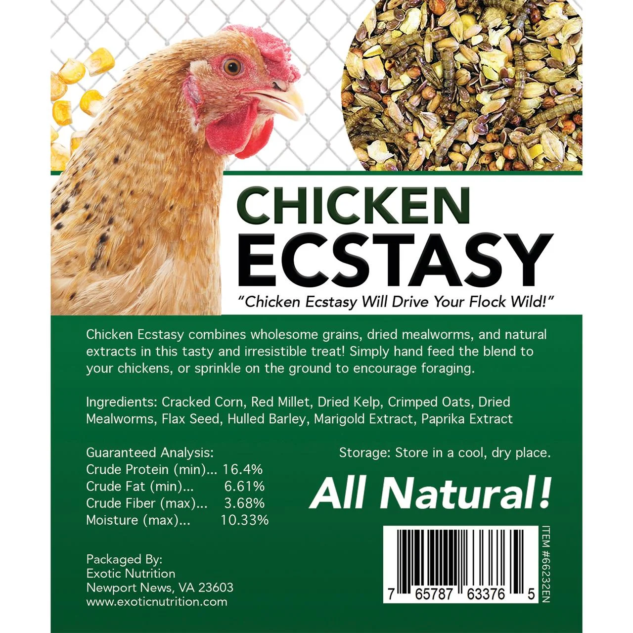 Exotic Nutrition Chicken Ecstasy 3 lb.