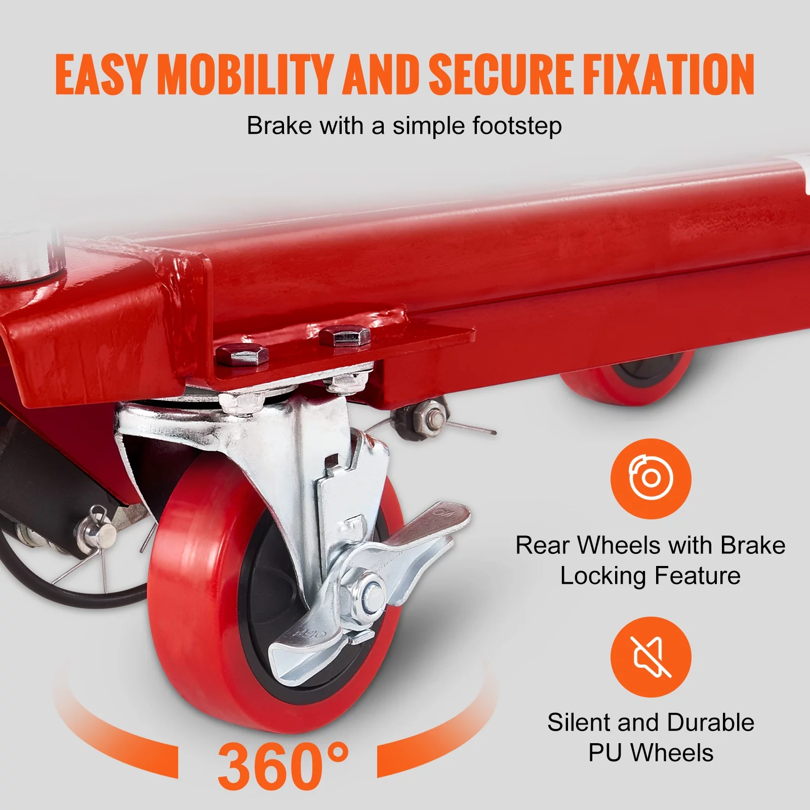 BENTISM Hydraulic Lift Table Cart 500 lbs Manual Scissor Lift Table 28.5