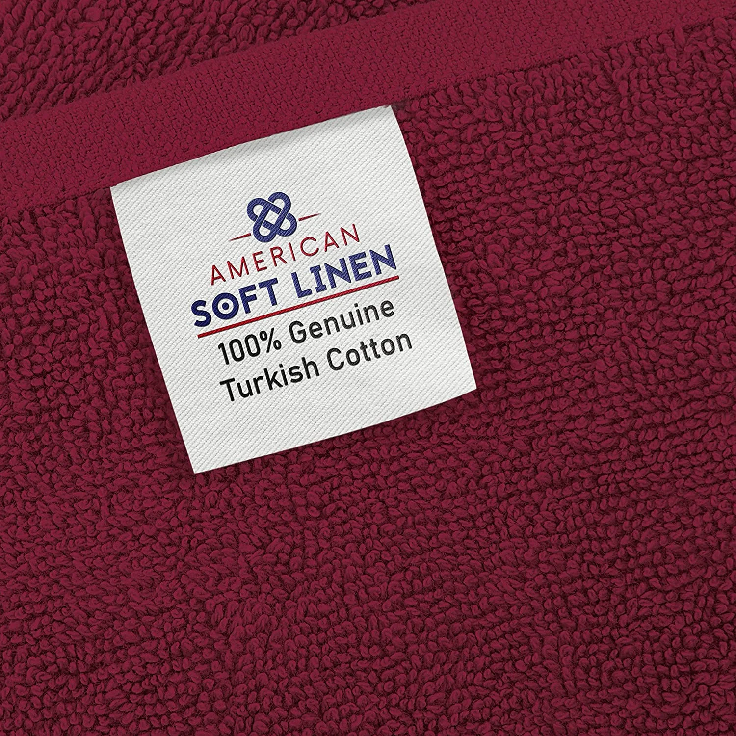 American Soft Linen Towel Set, 2 Bath Towels 2 Hand Towels 2 Washcloths Super Soft and Absorbent 100% Turkish Cotton Towels for Bathroom and Kitchen Shower Towel Navy Blue