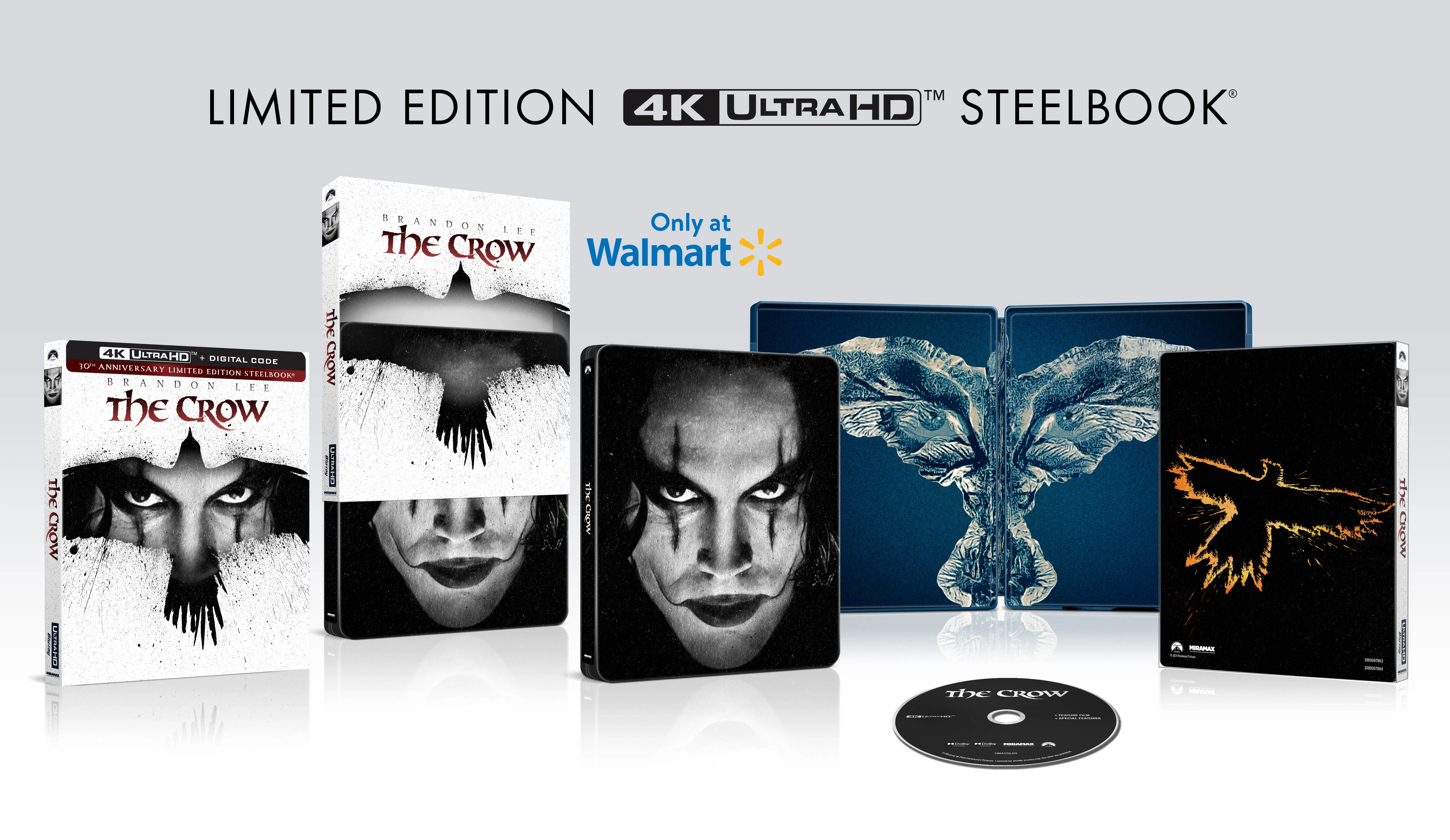 The Crow (4K Ultra HD + Digital Steelbook) (Walmart Exclusive)