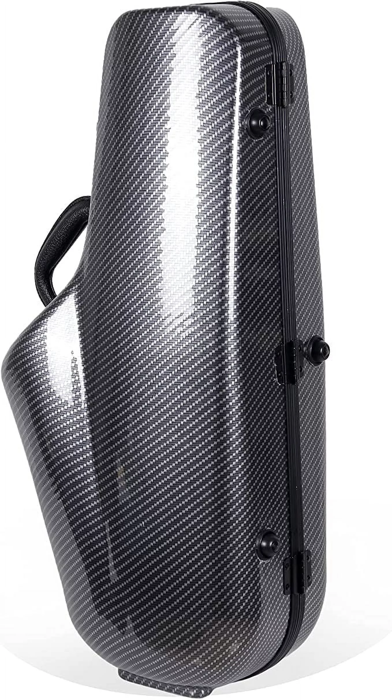 Crossrock Waterproof Alto Saxophone Case, PC Carbon Wave ABS Mold Hard Shell