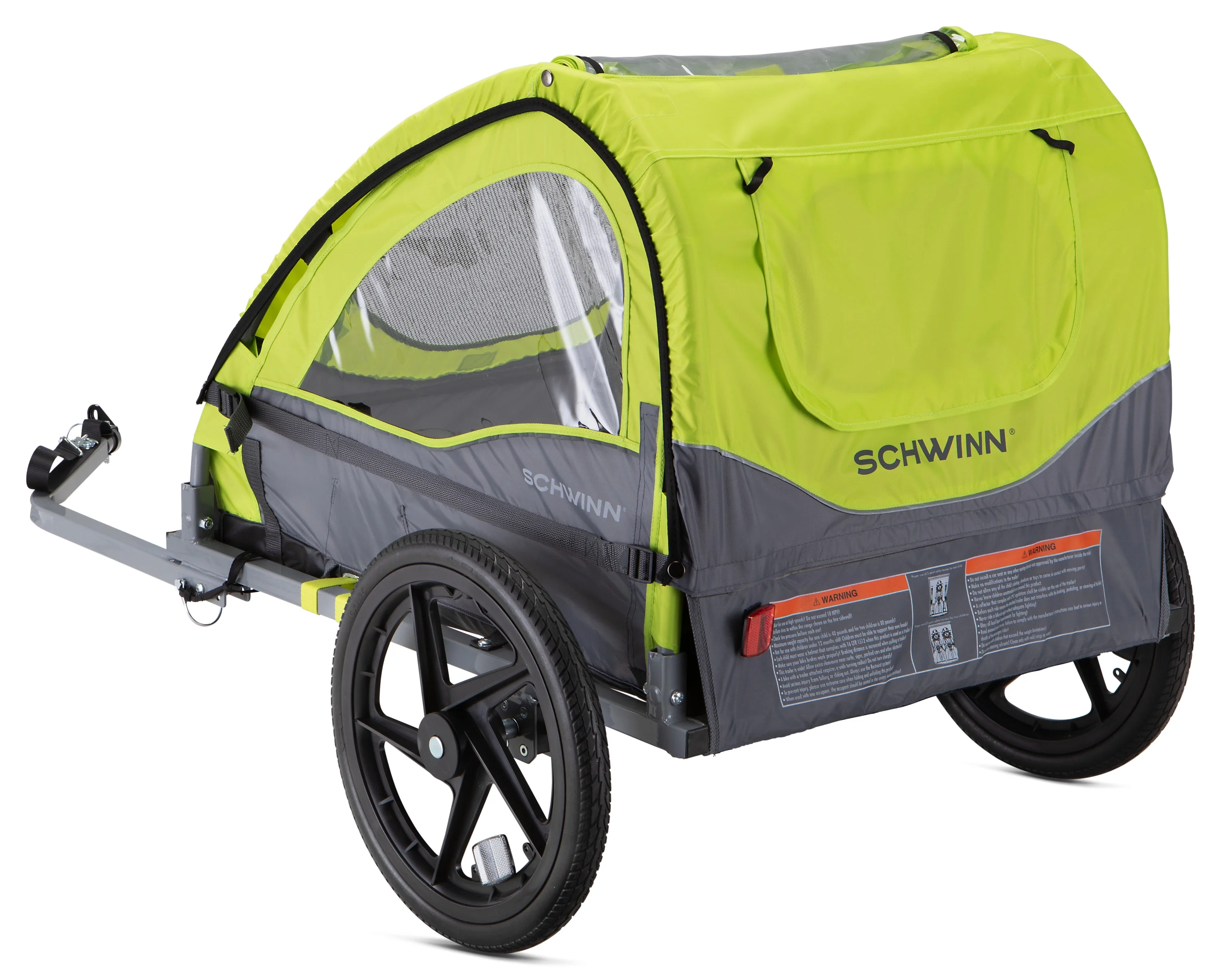 Schwinn Gemini Toddler Unisex Trailer, Lime