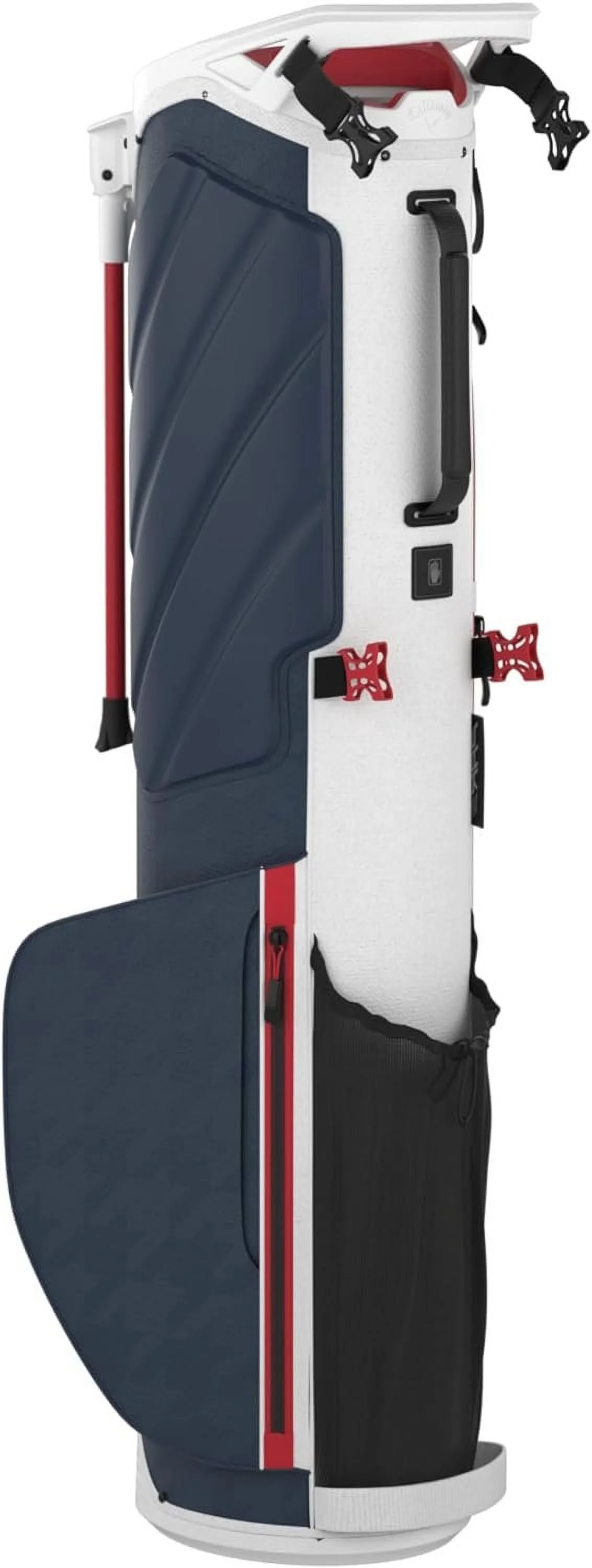 Callaway 2024 Par 3 Golf Stand Bag White Navy Red