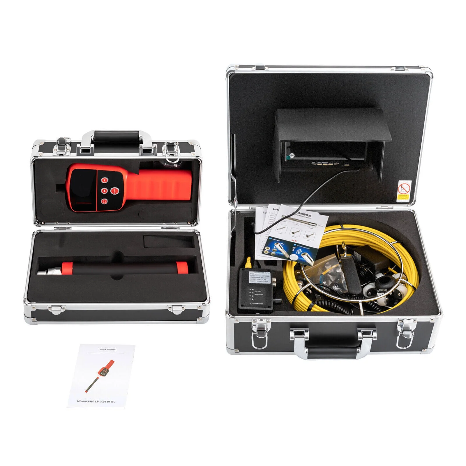 Photography 512HZ Sewer Camera with Locator Pipe Inspection Camera 165FT Cable 7