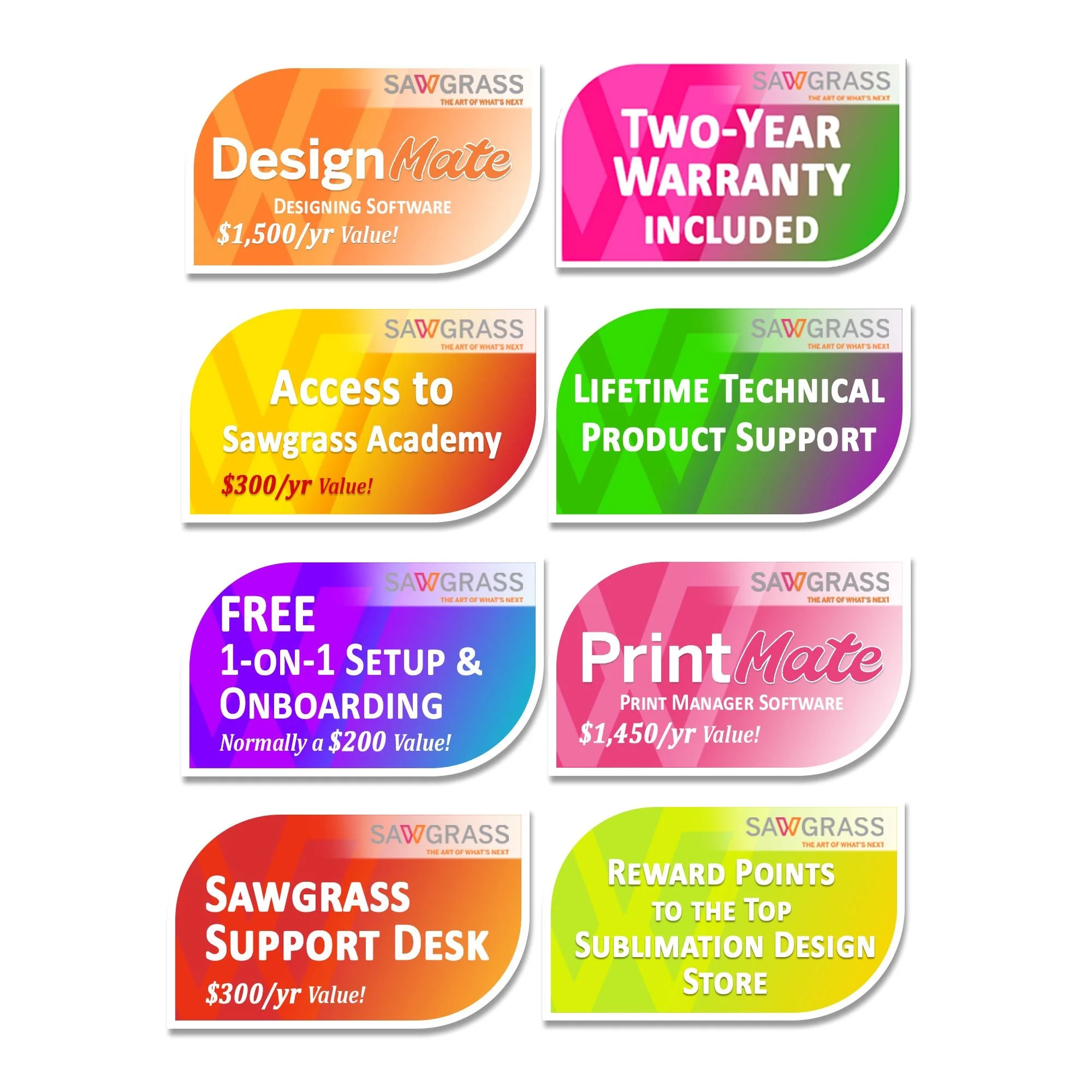 Sawgrass UHD Virtuoso SG1000 Sublimation Printer with Deluxe Stater Bundle