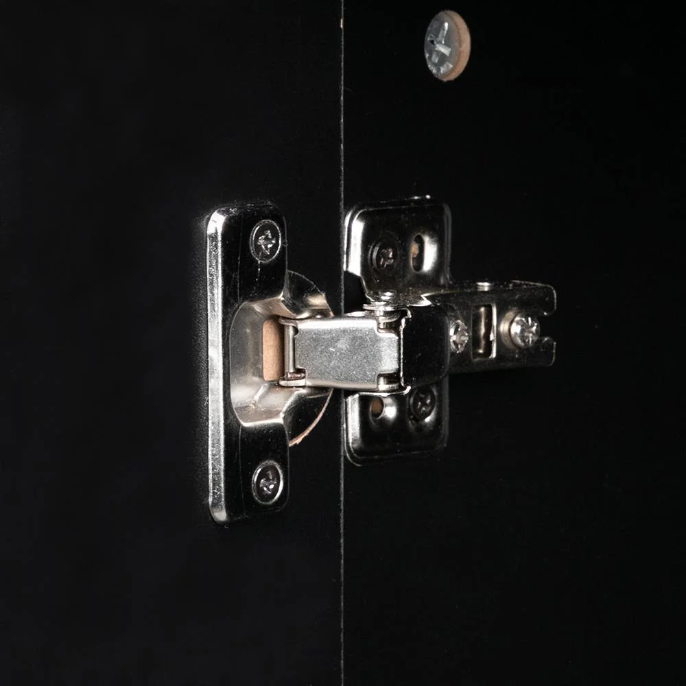 Winado Manicure Nail Table Beauty Salon Station Desk Black with Wheels