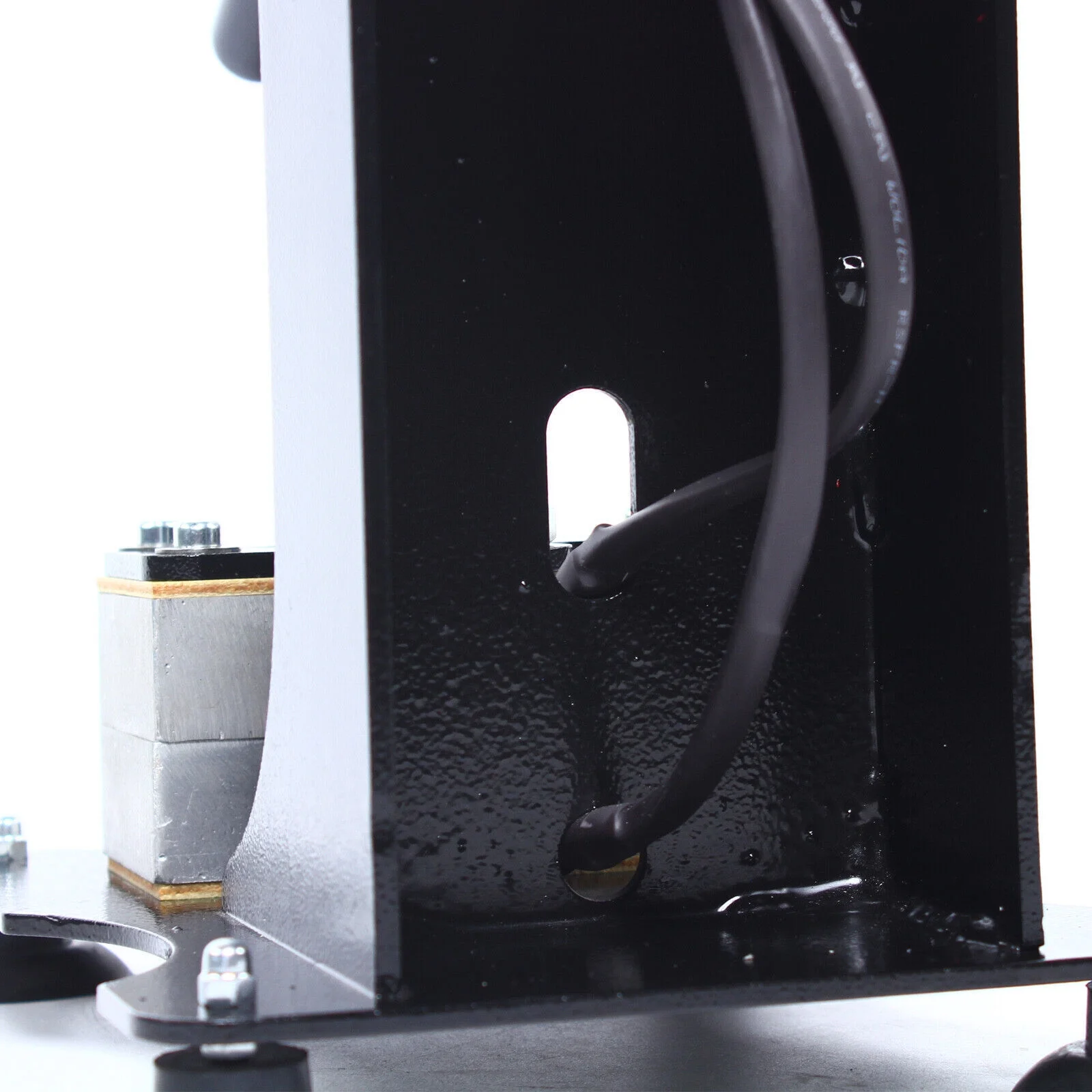 900w Heat Press Machine Dual Heating Stamping Transfer Printer Wax Extractor,Red + Black