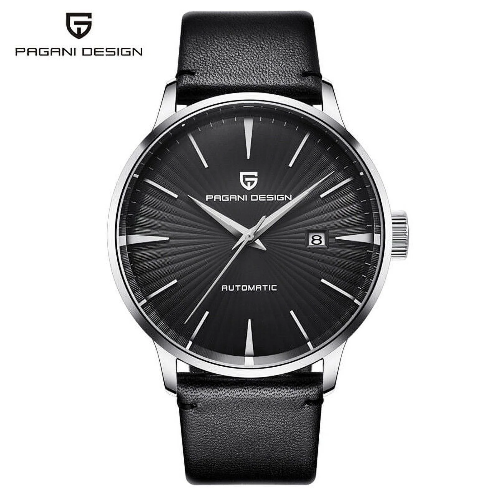 PAGANI DESIGN Luxury Mens Automatic Watches Genuine Leather Band Business Watch