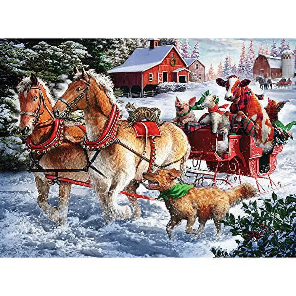 Bits and Pieces - Value Set of Three (3) 300 Piece Jigsaw Puzzles for Adults - Each Puzzle Measures 16