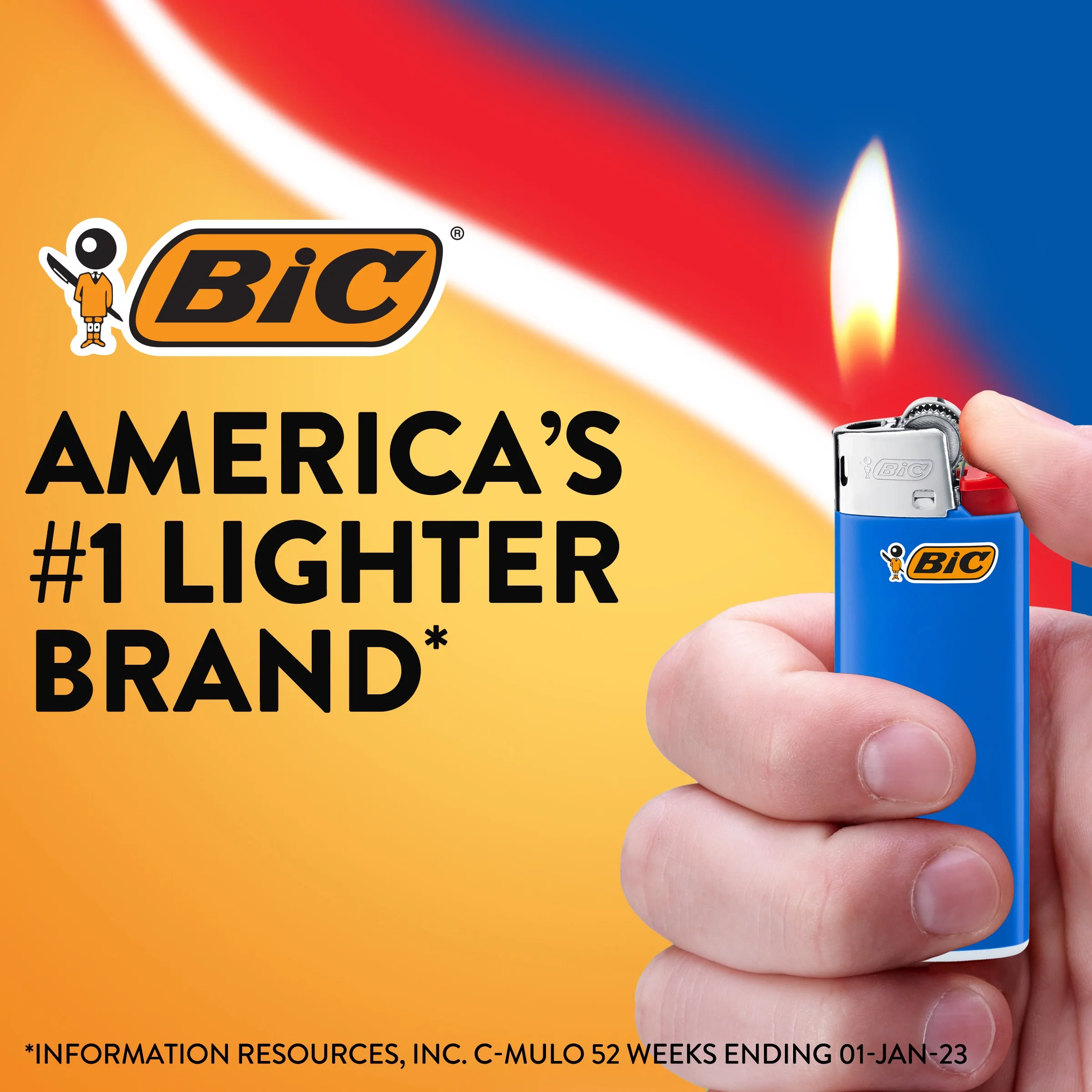 BIC Mini Lighter, Fashion Collection, Assorted Unique Designs, Pack of 8