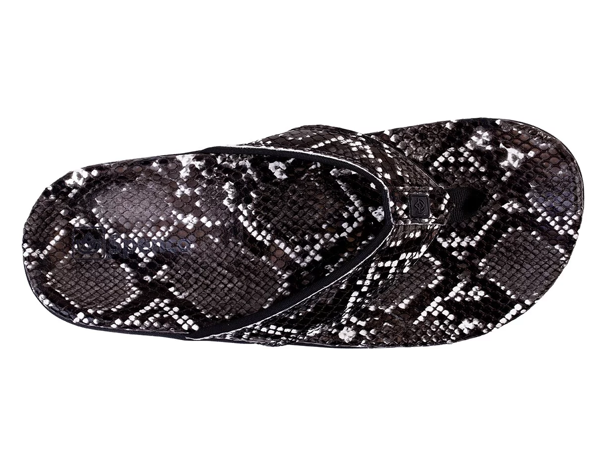 Spenco Yumi Nuevo Snake Women's Orthotic Thong Sandal