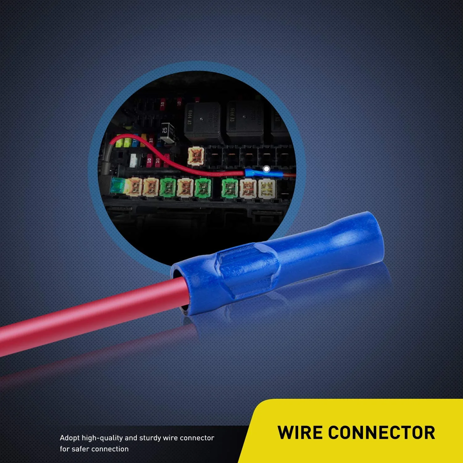 Nilight 50040R Holder-3 Types 10 Pack 12V Add-a-Circuit Adapter with Standard and Mini Profile TAP Blade Fuse for Cars Trucks Boats