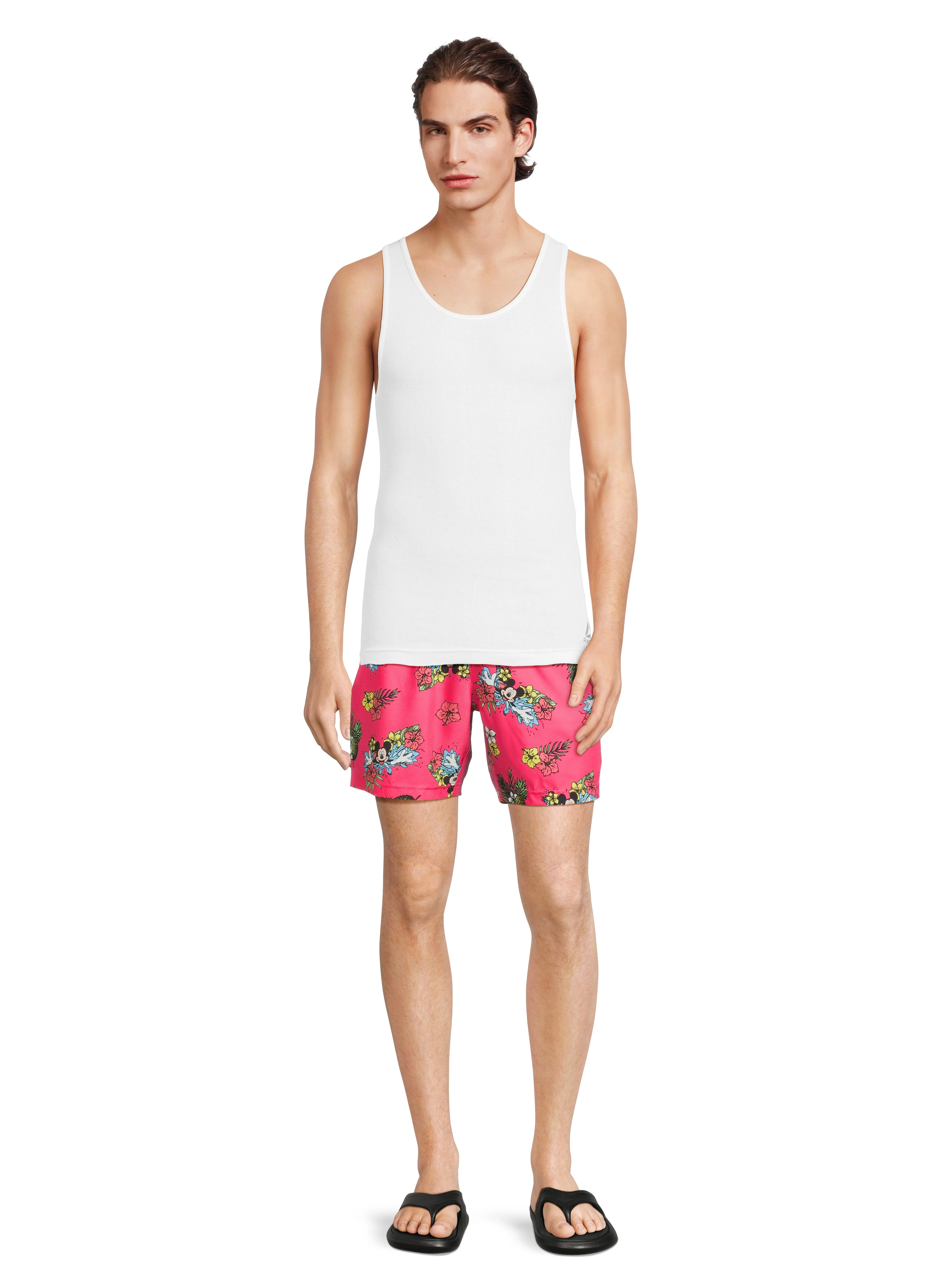 Disney Mickey Mouse Summer Men's & Big Men's Swim Trunks, Size S-3XL