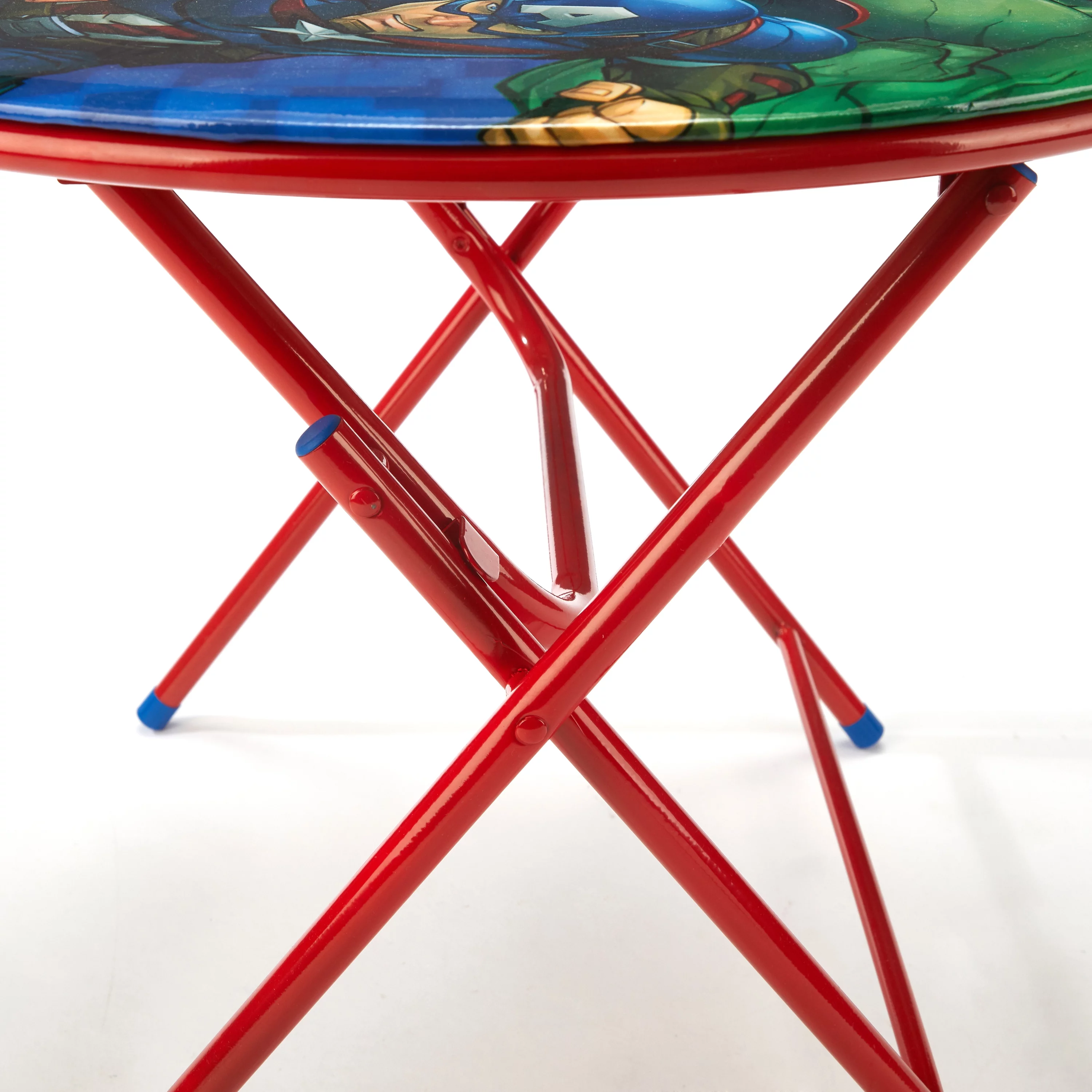 Marvel Avengers Printed 3 Piece Round Table and Chair Set