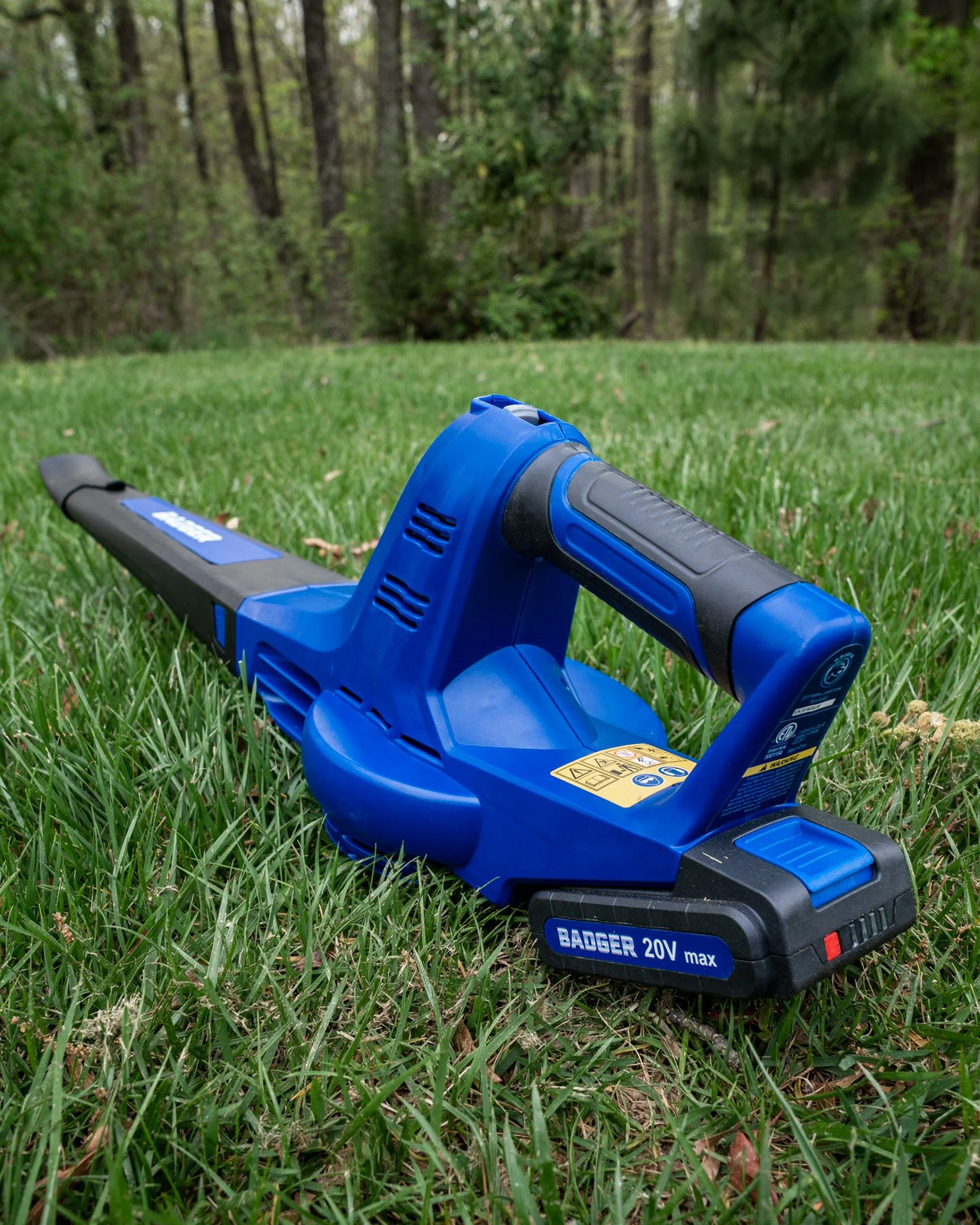 WILD BADGER POWER 20 Volt Trimmer Edger and Sweeper with 4.0AH Battery